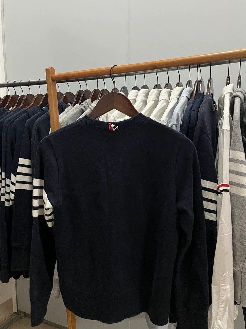 Thom Browne thom browneClassic four-striped blue sweatshirt 2503-Nextar Size US S / EU 44-46 / 1 - 2 Thumbnail