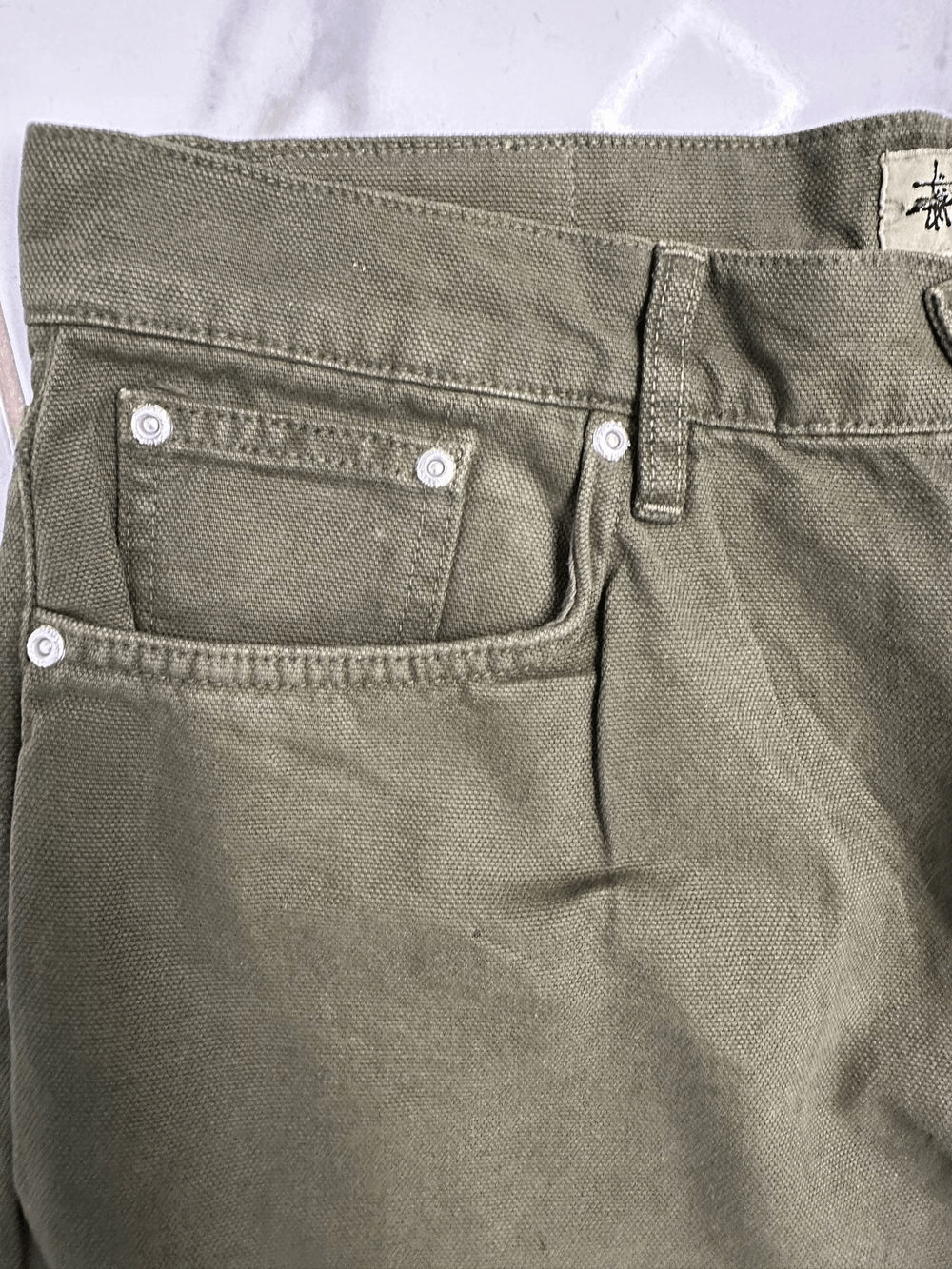 Stussy Stussy Big Ol Jean Size 32 Olive Drab Size US 32 / EU 48 - 3 Thumbnail