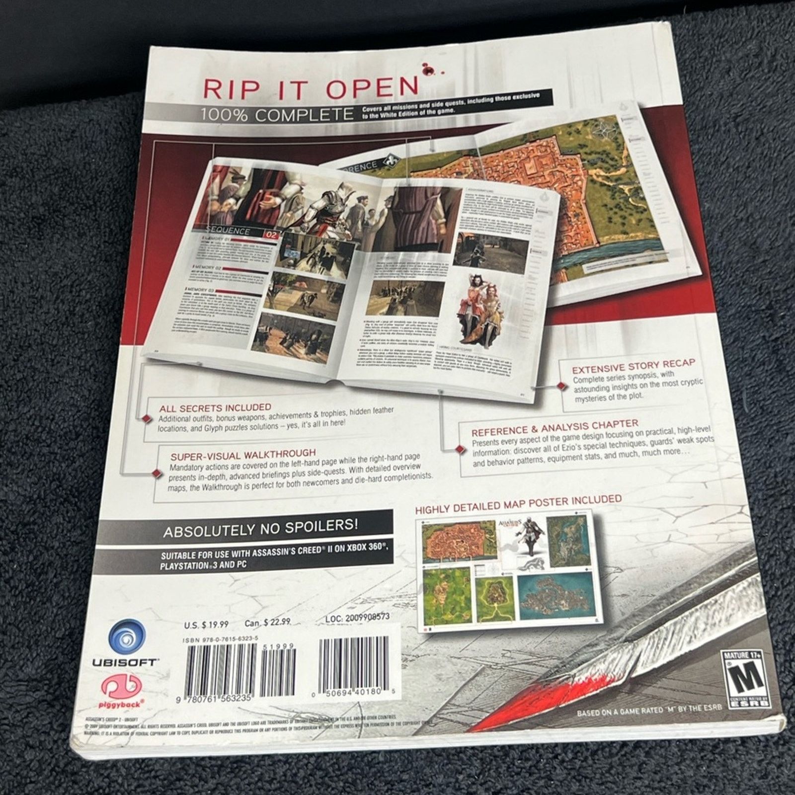 Sony Assassin's Creed II/2 Official Strategy Guide by Piggyback Size ONE SIZE - 2 Thumbnail