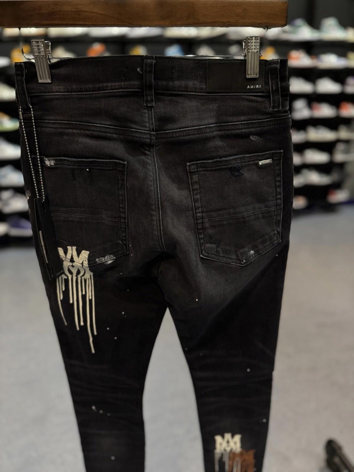 Amiri Size 30 - Amiri Paint Leg Black Jeans 100% Authentic NEW Size US 30 / EU 46 - 10 Thumbnail