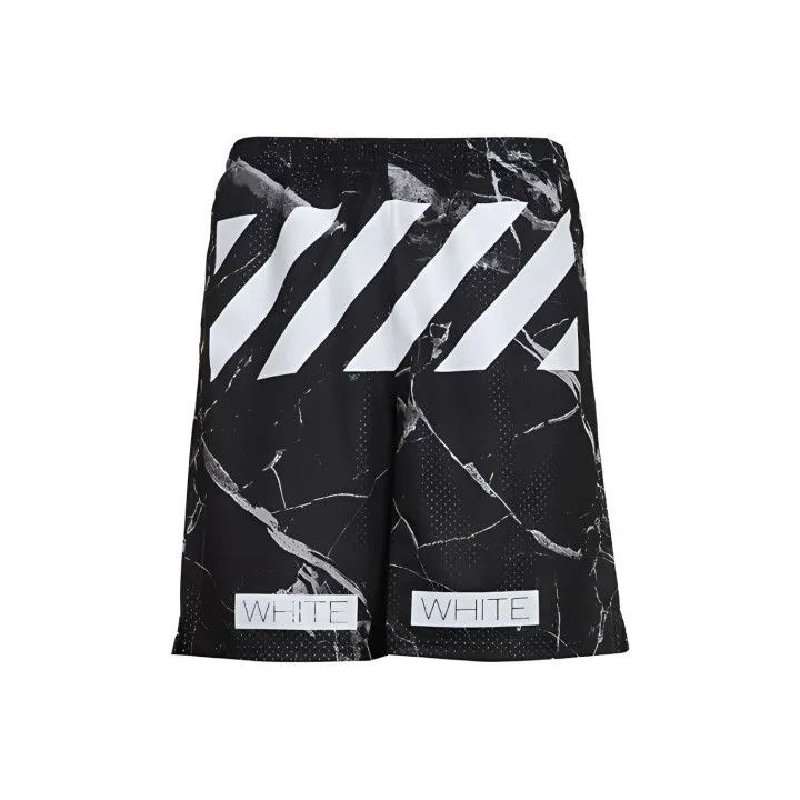 Off-White Off-White Marble Mesh Shorts | Grailed