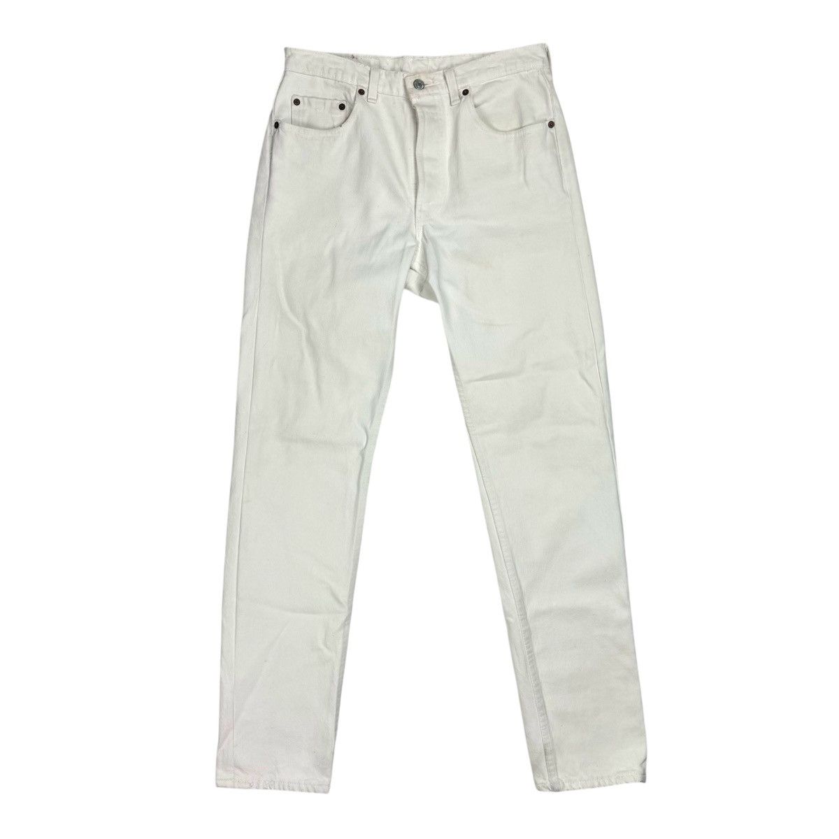 Levi's VINTAGE LEVI'S WHITE 501 DENIM Size US 30 / EU 46 - 2 Thumbnail