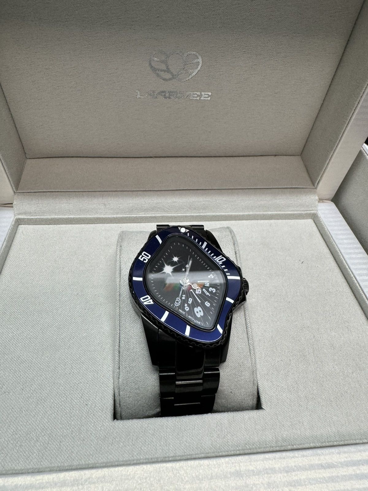 LAARVEE LAARVEE PEA001R (LIMITED) PVD BLK: BLACK BEZEL & BLACK DIAL Size ONE SIZE - 9 Thumbnail