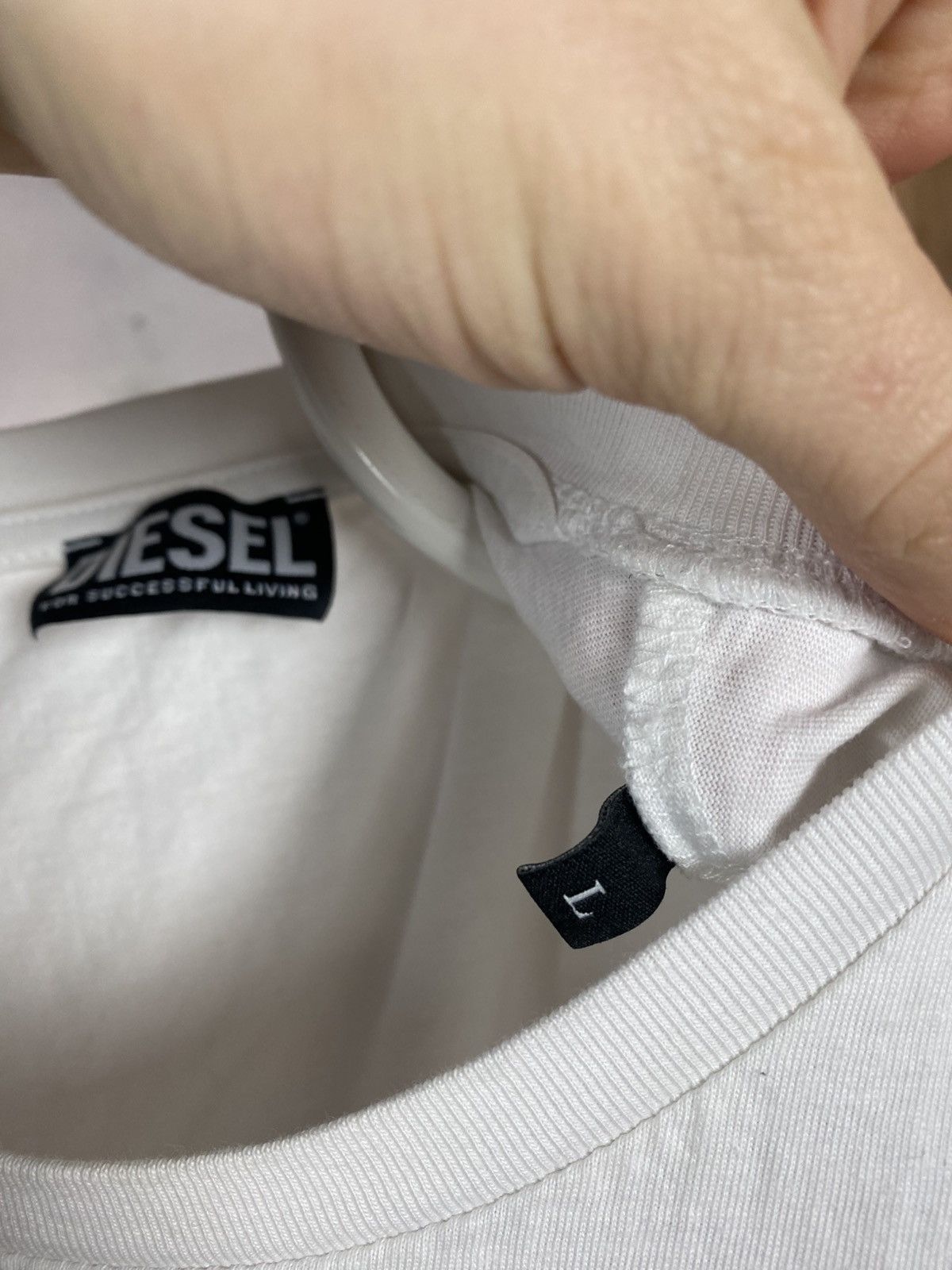 Diesel 🗿Luxury T-Shirt Diesel For Successful Living Big Logo 🗿 Size US L / EU 52-54 / 3 - 10 Thumbnail