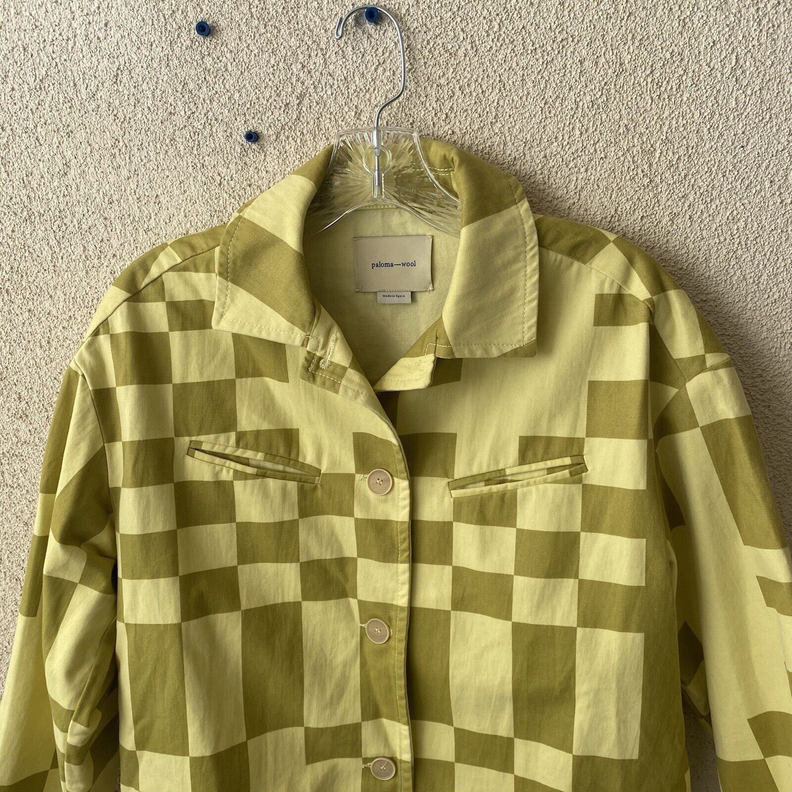 Paloma Wool Paloma Wool Womens Space Jacket Organic Cotton Yellow Lime G Size S / US 4 / IT 40 - 13 Thumbnail