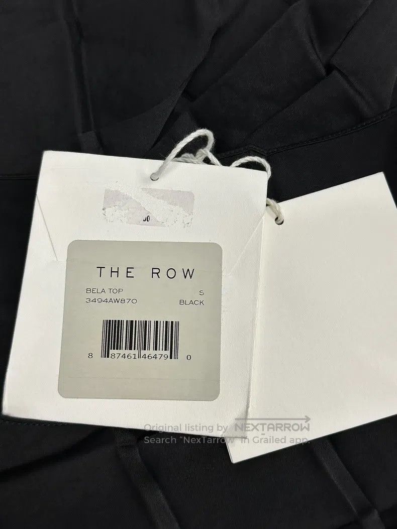 The Row The Row Black Striped Checkered Long-Sleeve Top Size S / US 4 / IT 40 - 6 Thumbnail