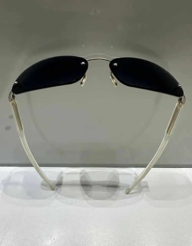 Prada PRADA Sunglasses SPR 56A Star Symbol Wrap Shield Mask Size ONE SIZE - 4 Thumbnail