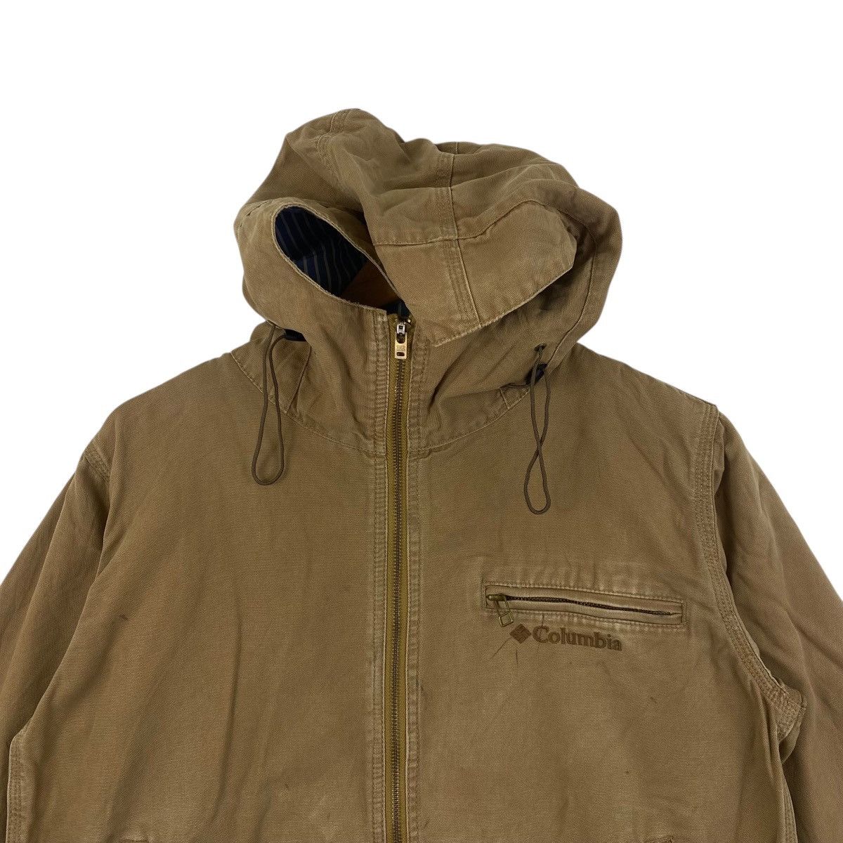 Columbia COLUMBIA Jacket Hoodie Workwear Style Brown Color Mens Size US M / EU 48-50 / 2 - 2 Thumbnail