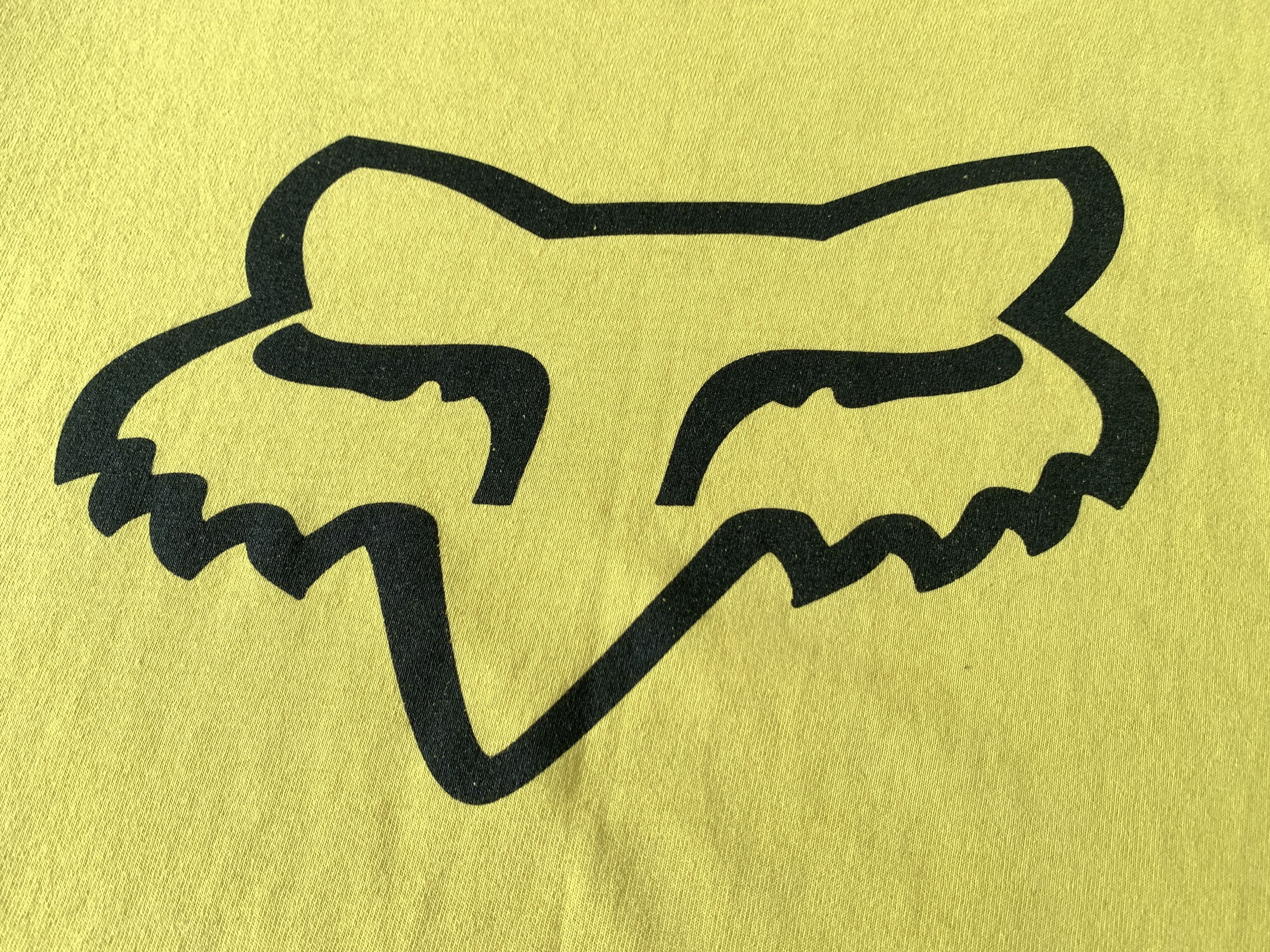 Fox Racing Vintage Fox Racing Yellow Cotton Print T Shirt Size US M / EU 48-50 / 2 - 5 Thumbnail