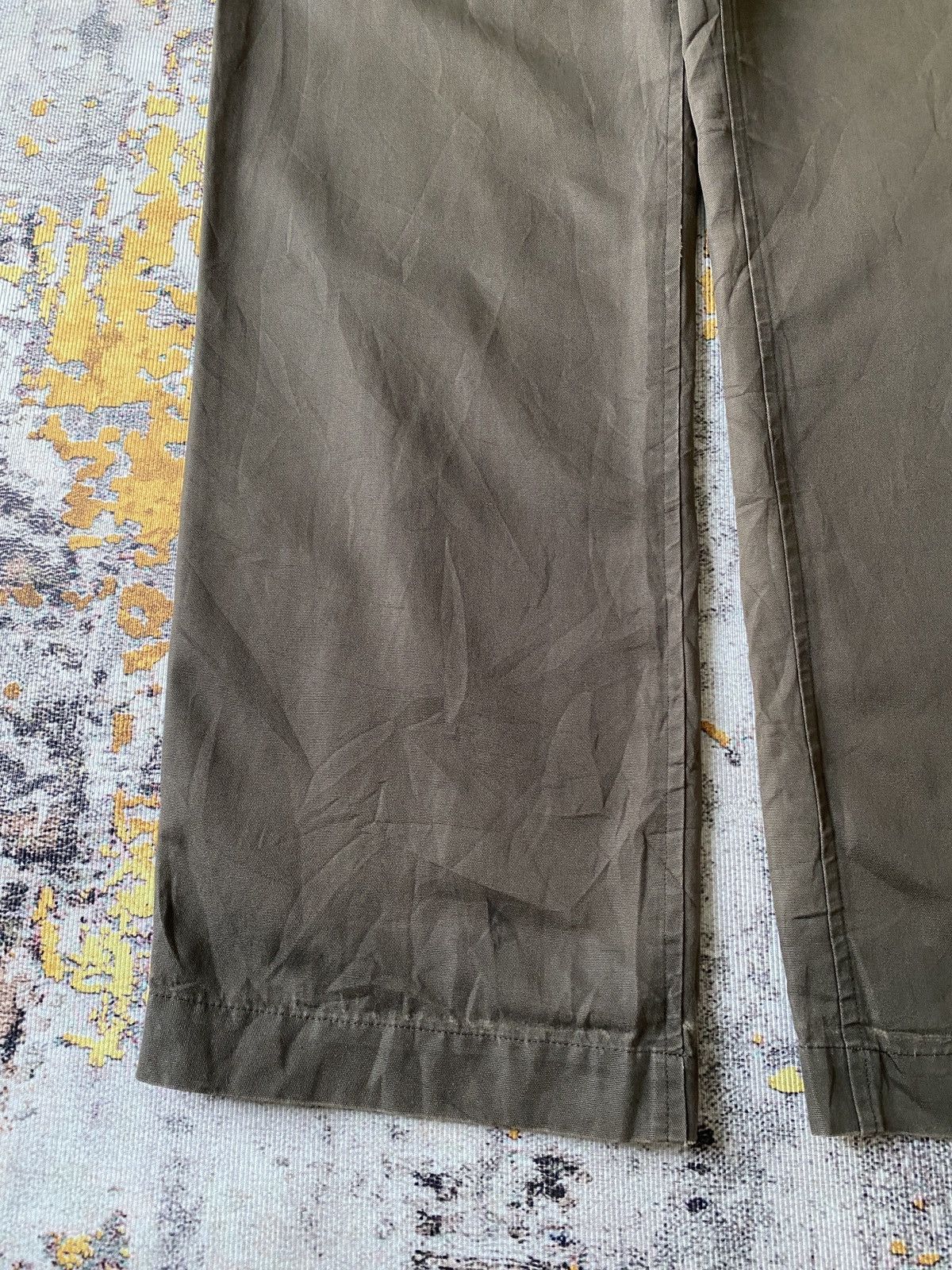 Yohji Yamamoto Y’s Yohji Yamamoto Olive Green Military Design Pant Size US 32 / EU 48 - 6 Thumbnail