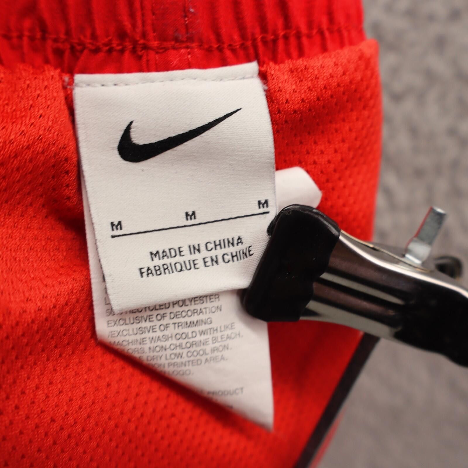 Nike Mens Nike Red Swimming Trunks Medium 5” Beach Pool Size US 32 / EU 48 - 6 Thumbnail