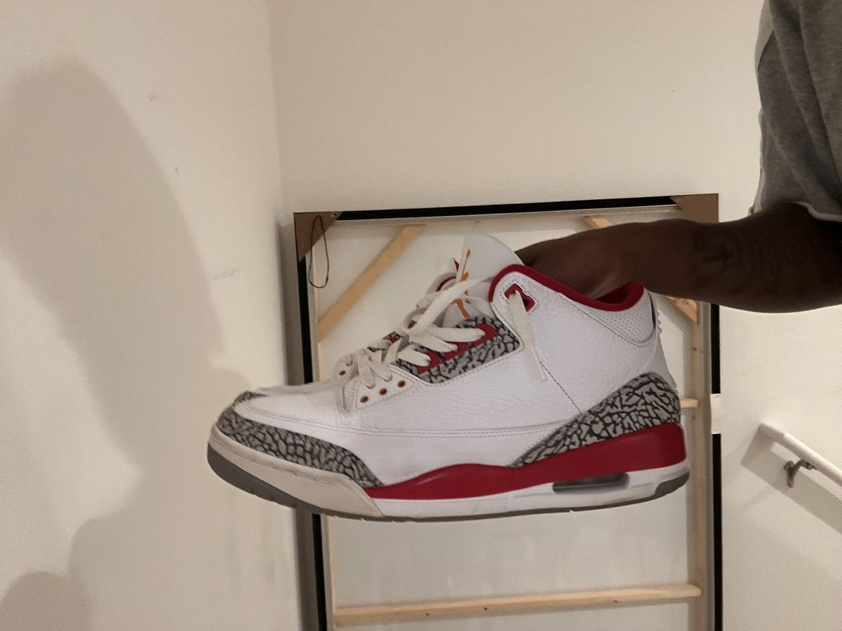 Jordan Brand Retro 3 “Cardinal Reds” Size US 13 / EU 46 - 2 Thumbnail