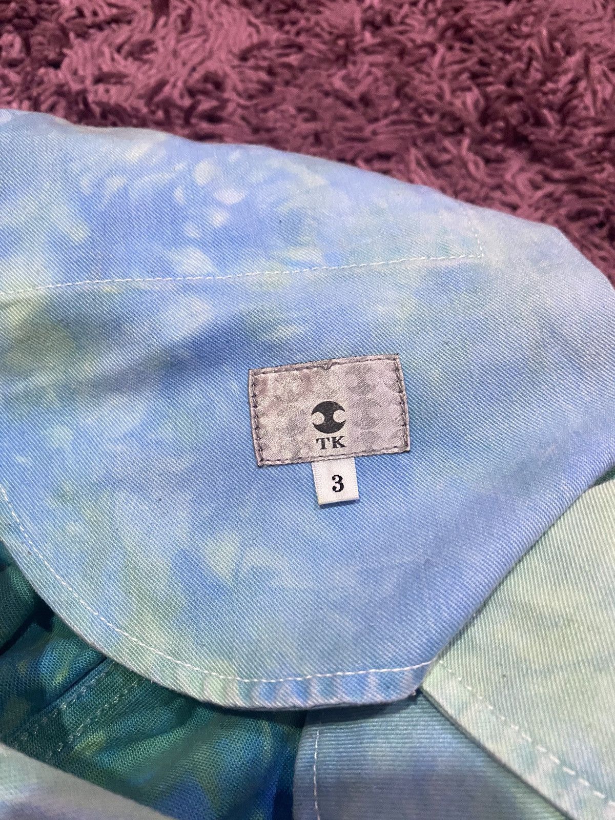 Vintage RARE🔥 Vintage Takeo Kikuchi Japan Bleach Acid Wash Design Size US 33 - 16 Thumbnail