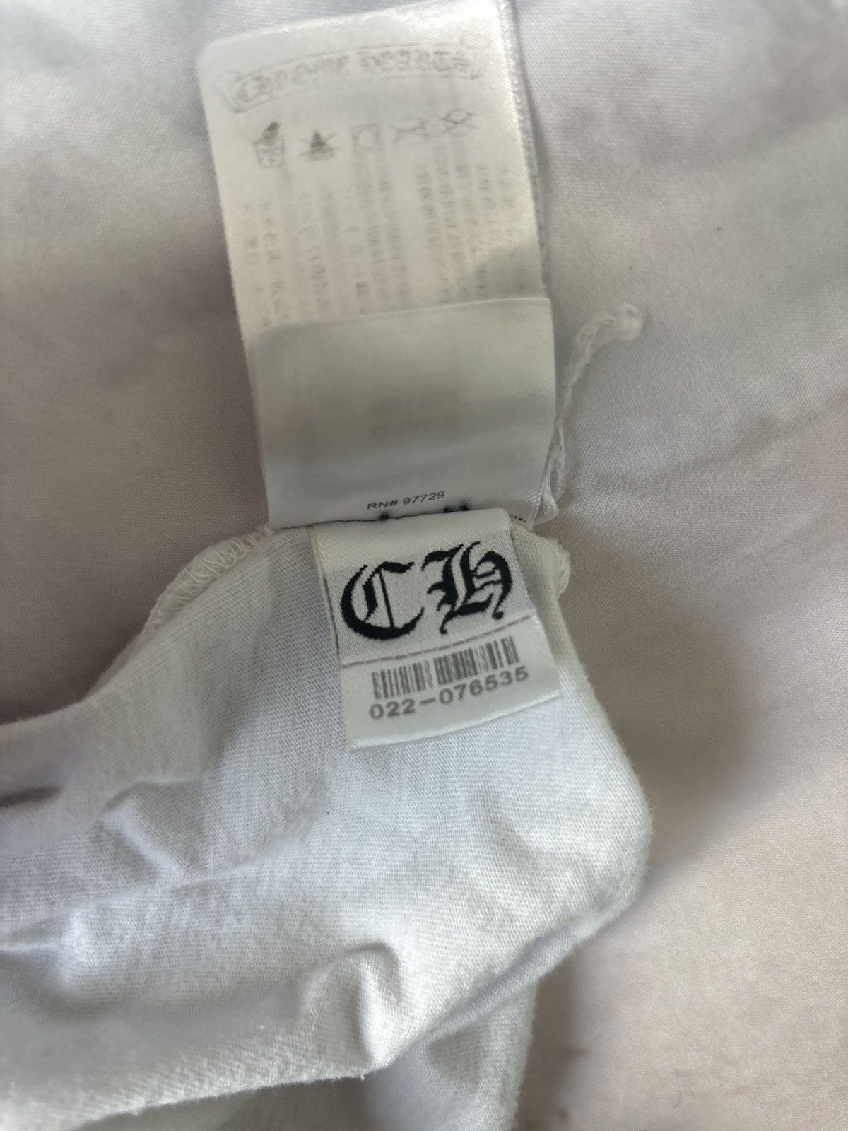 Chrome Hearts Chrome Hearts Gradient T-Bar Motif Pocket Long-Sleeve White Size US XXL / EU 58 / 5 - 6 Thumbnail