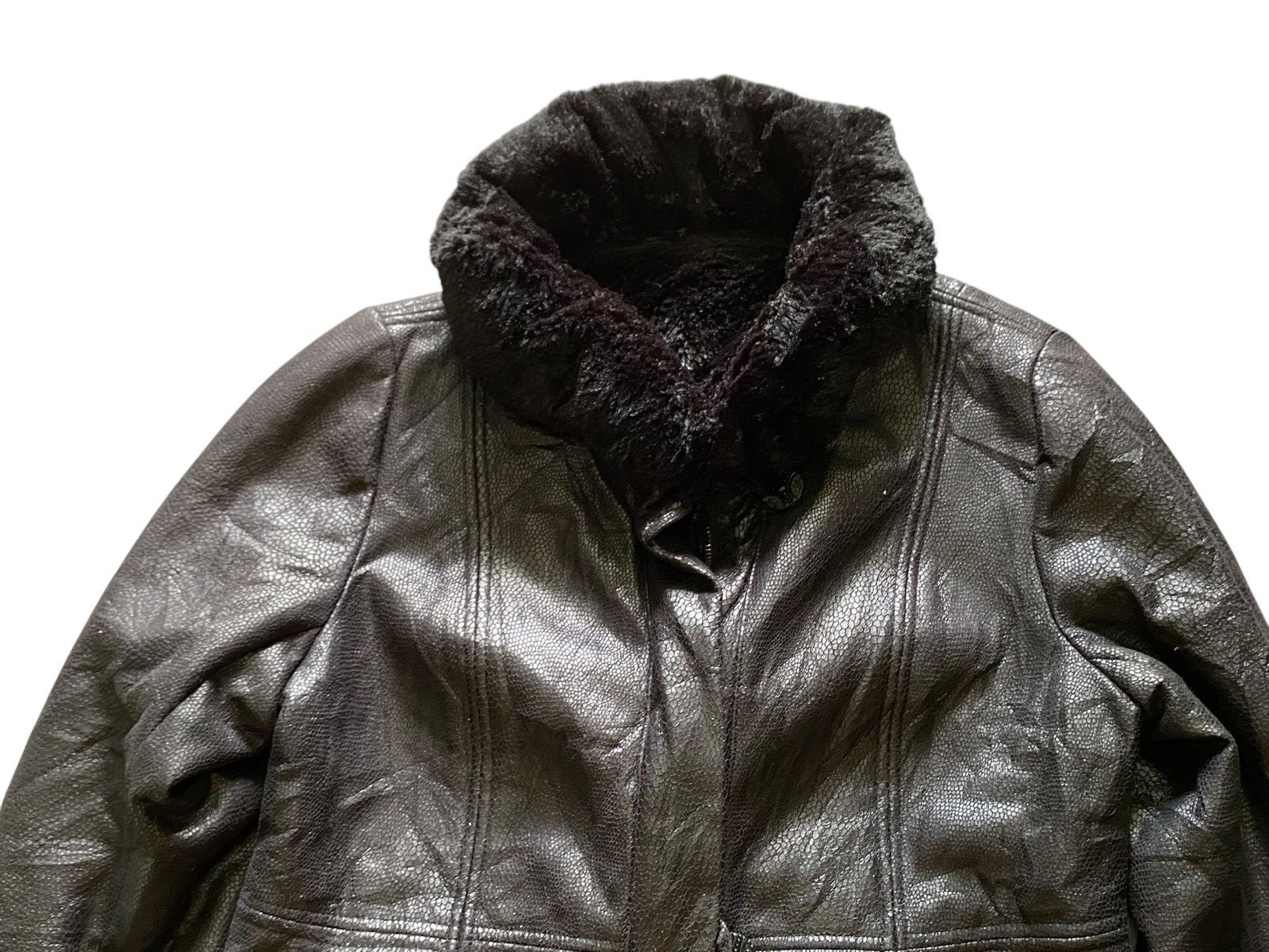 Japanese Brand Vtg Snake Skin Arte Soie Fur Leather Jacket Size US S / EU 44-46 / 1 - 3 Thumbnail