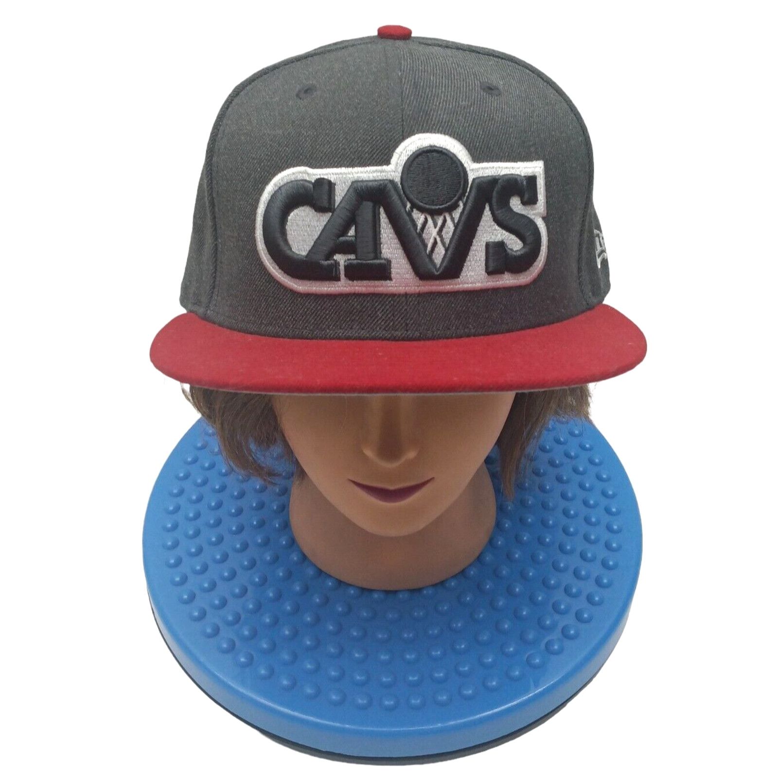 New Era Cleveland Cavaliers NBA Grey New Era Cap Hat | 7 1/8 size Size ONE SIZE - 3 Thumbnail