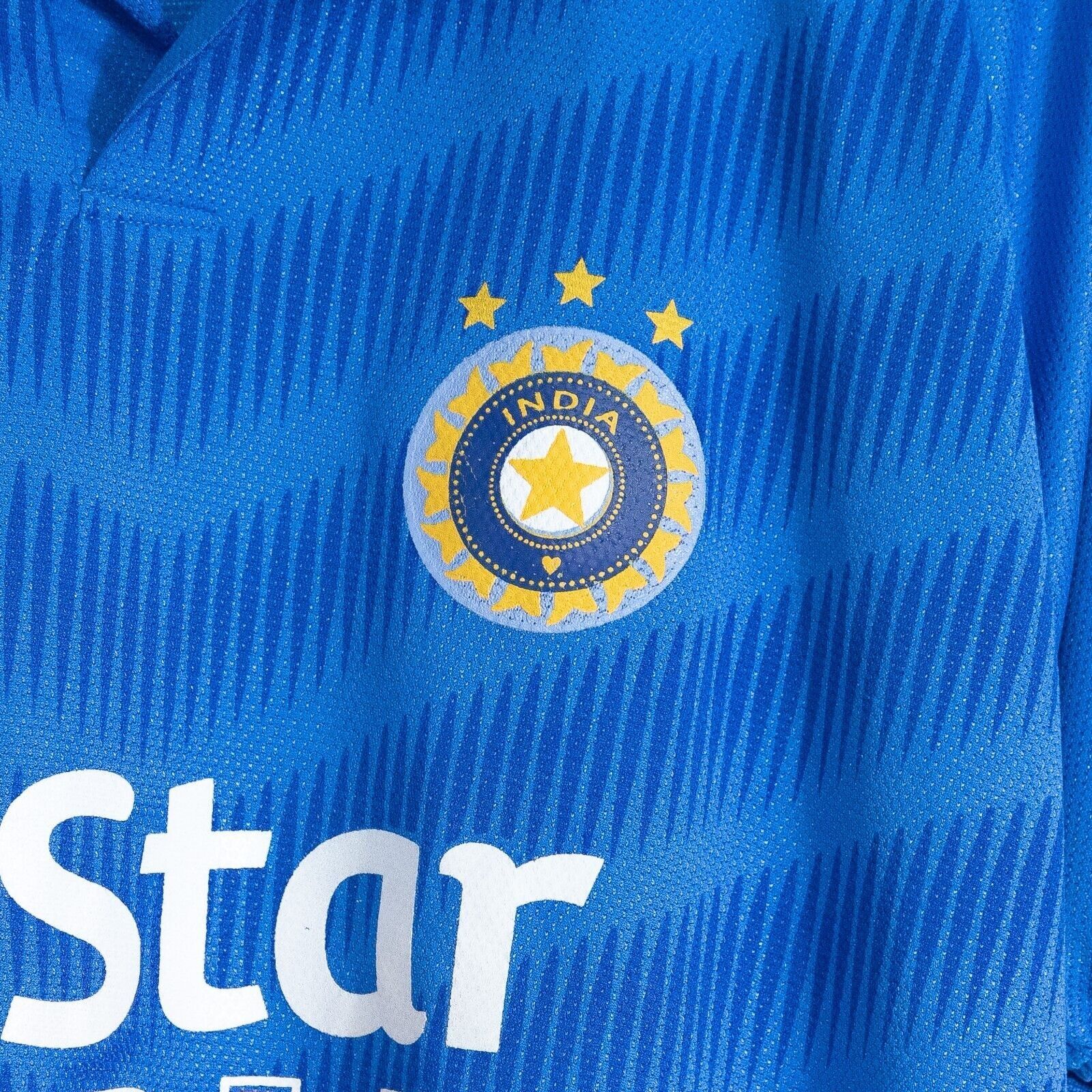 Vintage India National Cricket Team Jersey Mens Large - Star India Size US L / EU 52-54 / 3 - 3 Thumbnail
