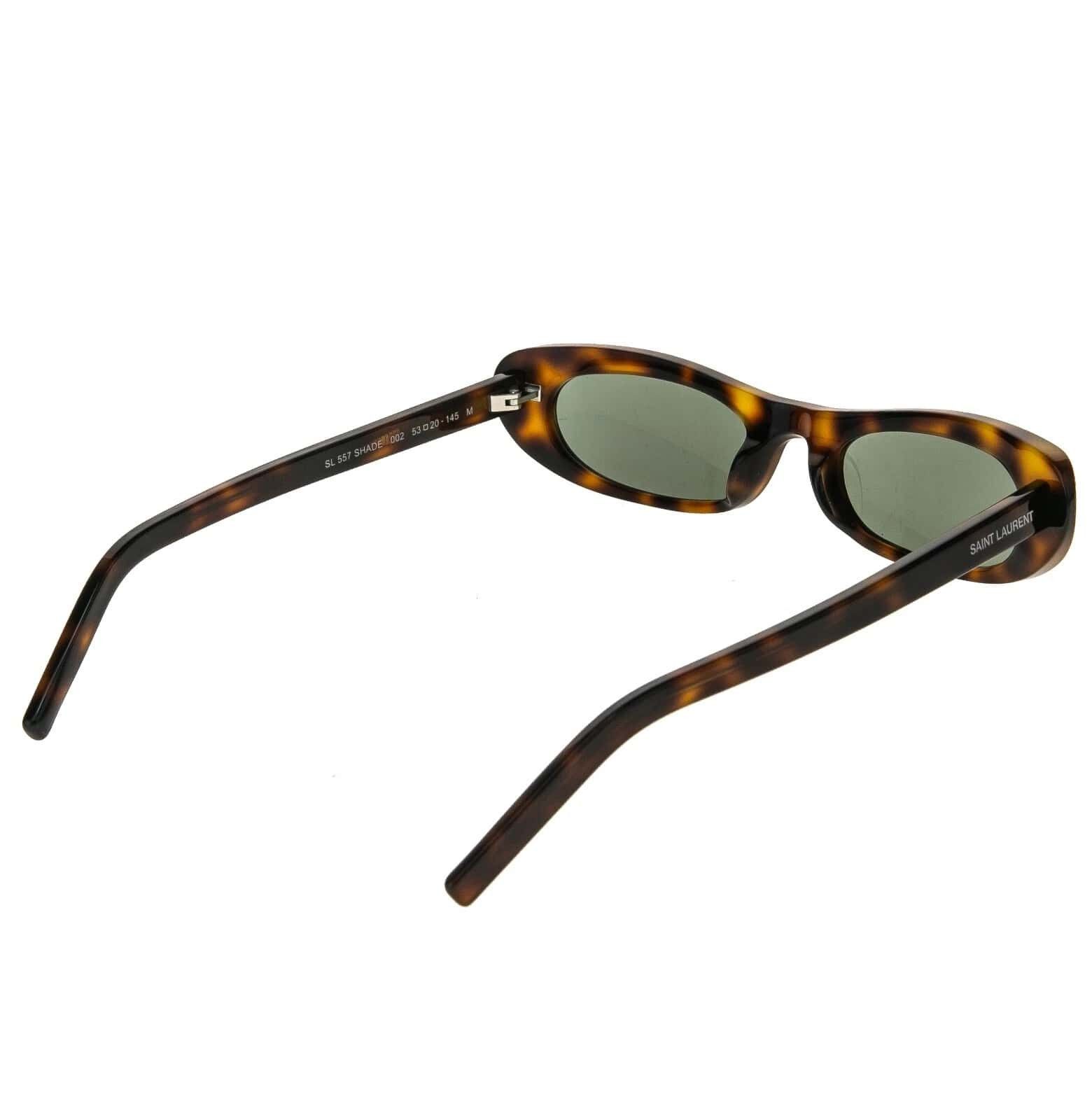Yves Saint Laurent SAINT LAURENT SHADE SL 557 SL557 Brown Green Narrow Slim 002 Size ONE SIZE - 6 Thumbnail