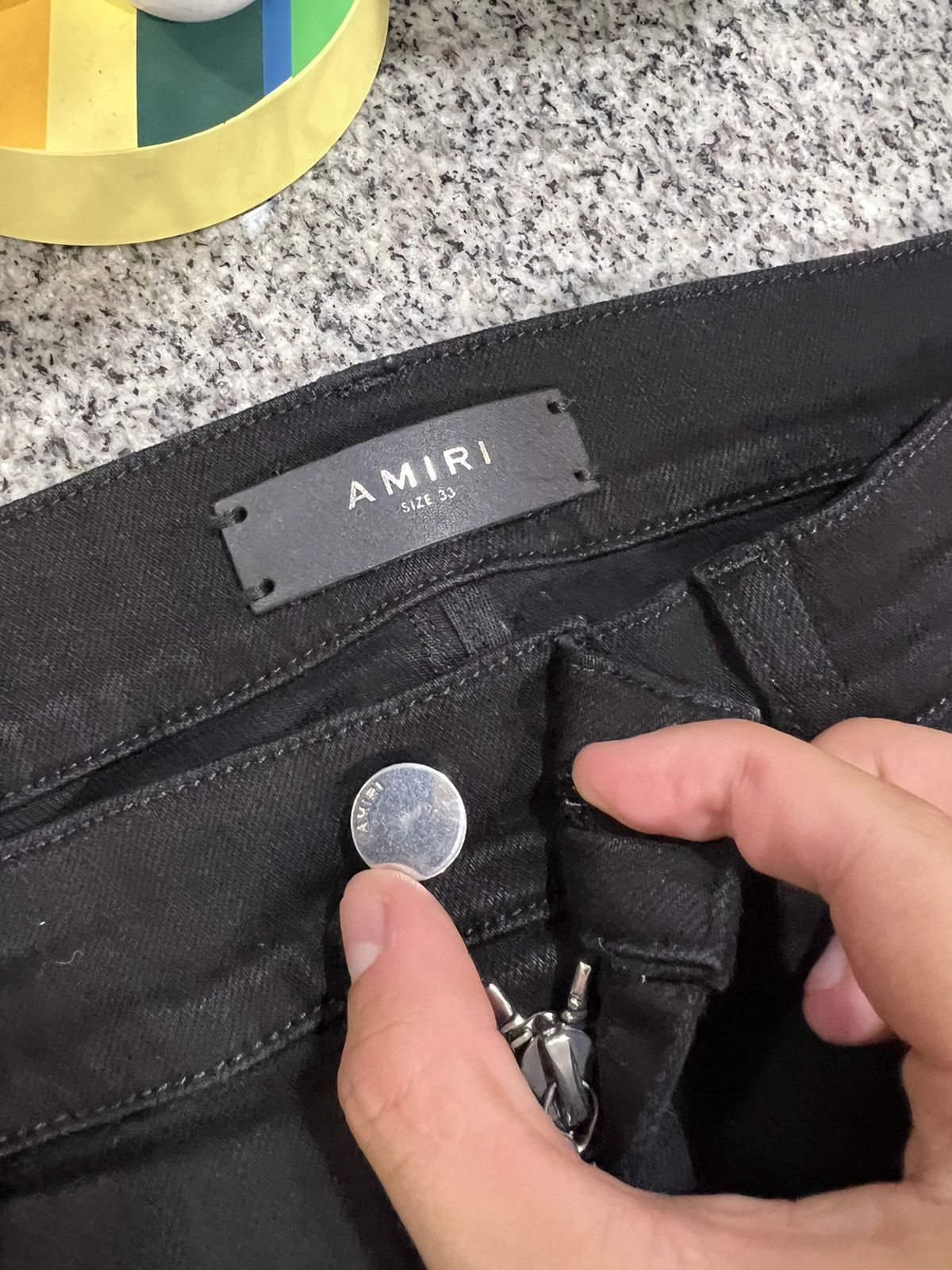 Amiri Amiri Jean Thrasher Black Size US 33 - 3 Thumbnail