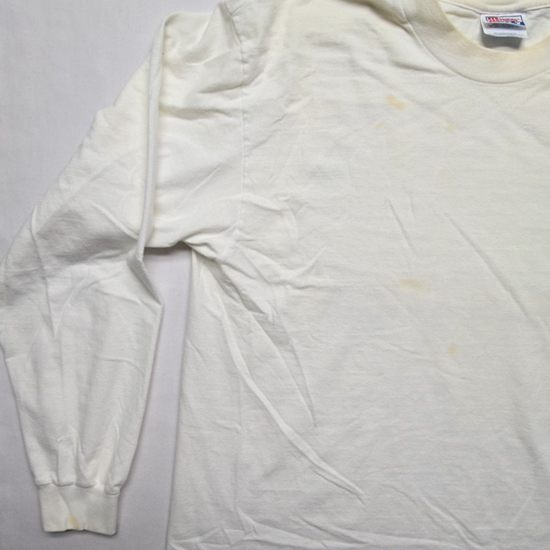 Hanes Vintage Ski Graphic Long Sleeve Shirt White L Funny Shirt Size US L / EU 52-54 / 3 - 15 Thumbnail
