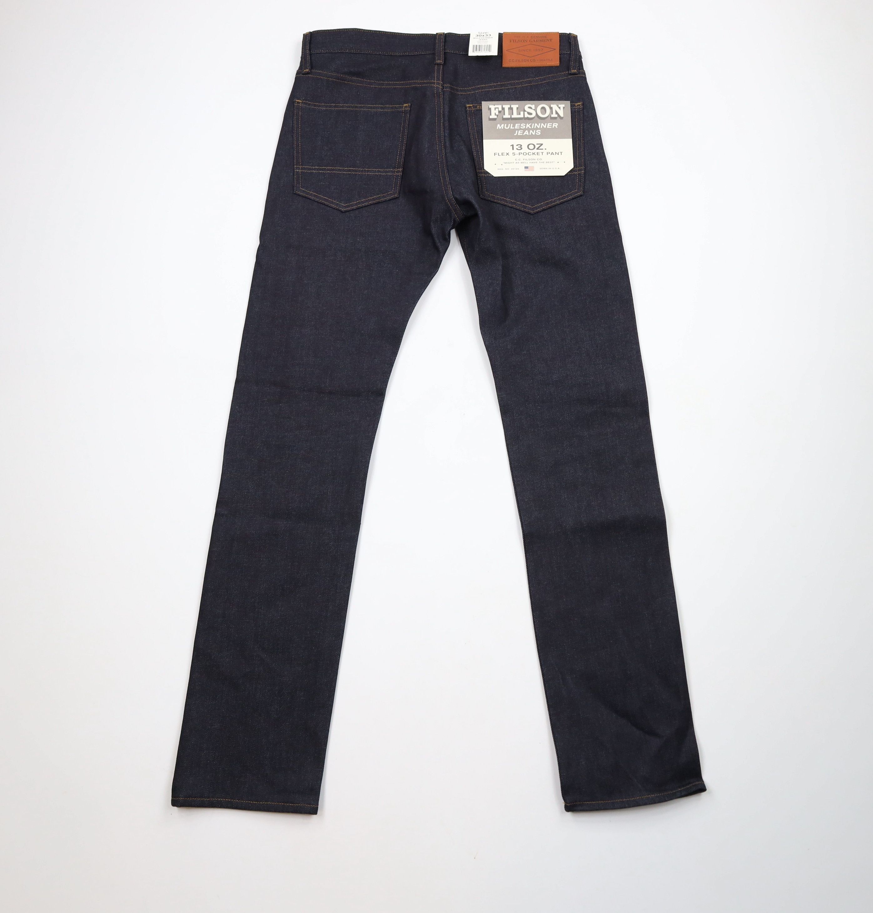 Filson × Vintage New CC Filson 5 Pocket Muleskinner Denim Jeans Raw Indigo Size US 30 / EU 46 - 10 Thumbnail