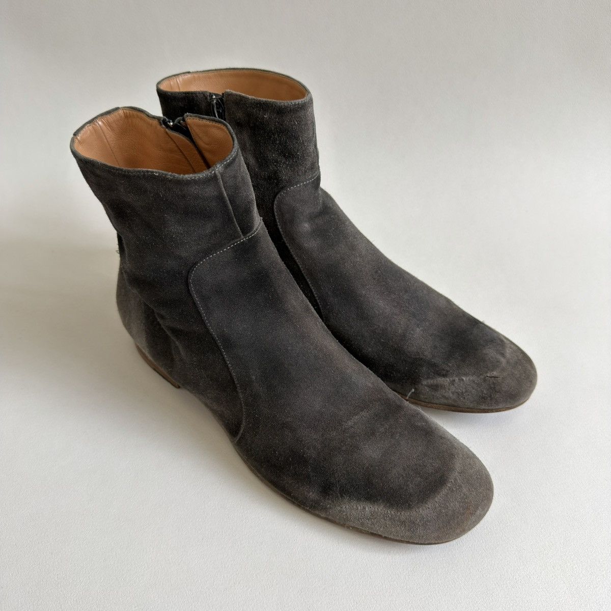 Maison Margiela S/S 08 ‘Deconstructed’ Suede Boots Size US 10 / EU 43 - 2 Thumbnail
