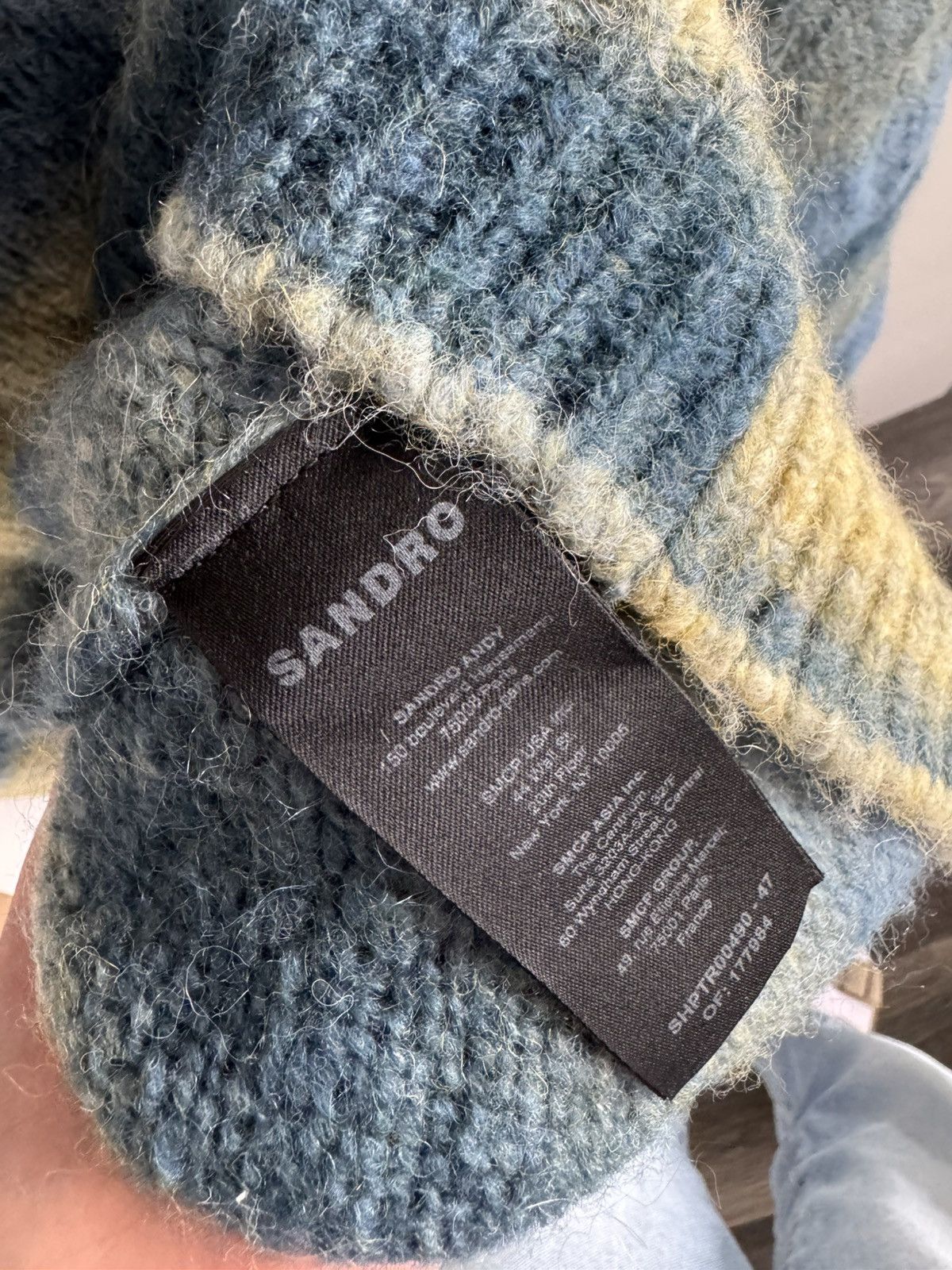 Sandro Sandro striped knitted sweater Size US XXL / EU 58 / 5 - 4 Thumbnail