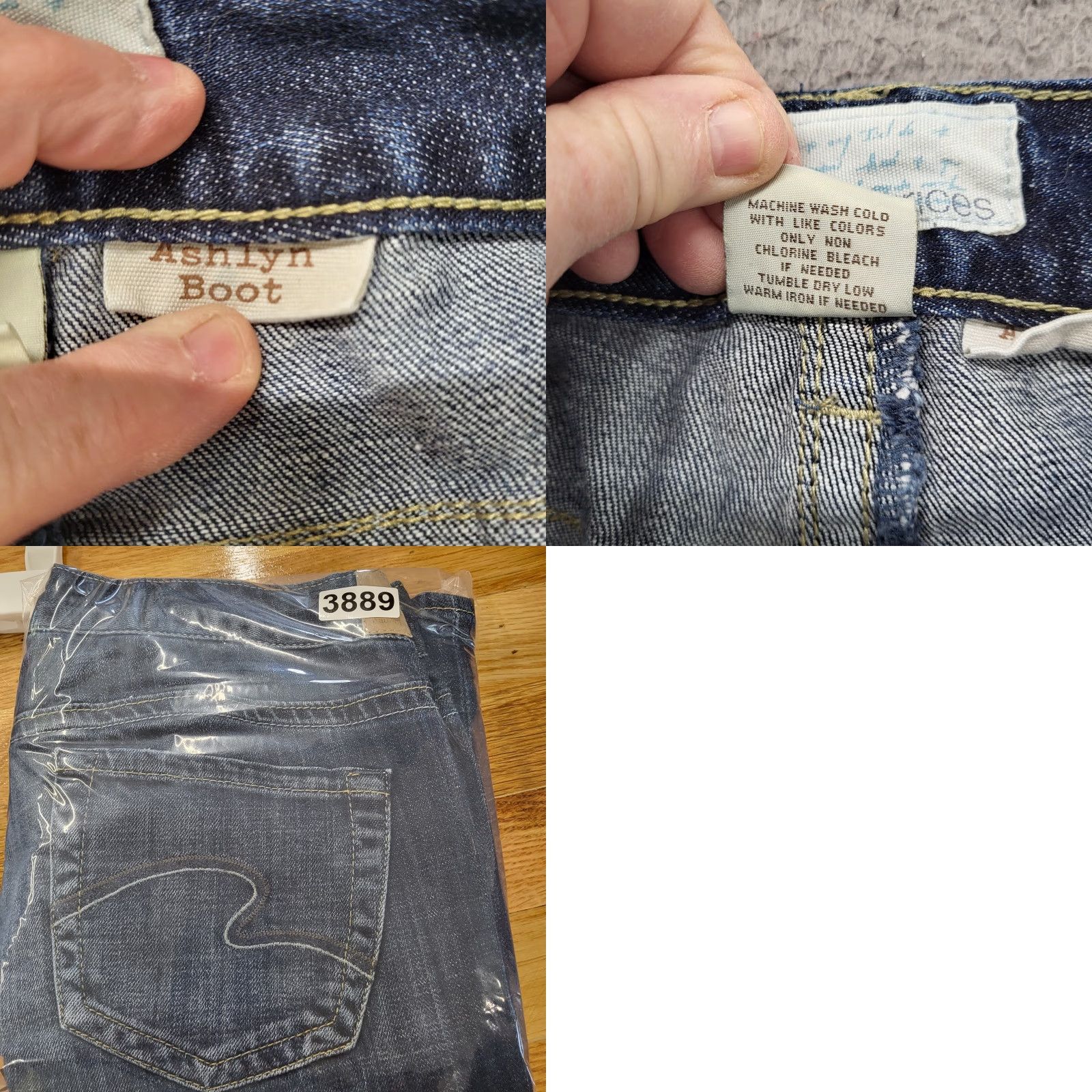 Vintage Maurices Ashlyn Bootcut Jeans Women's 5/6R Blue Stretch Denim Distressed Jeans Size 27" / US 4 / IT 40 - 9 Thumbnail