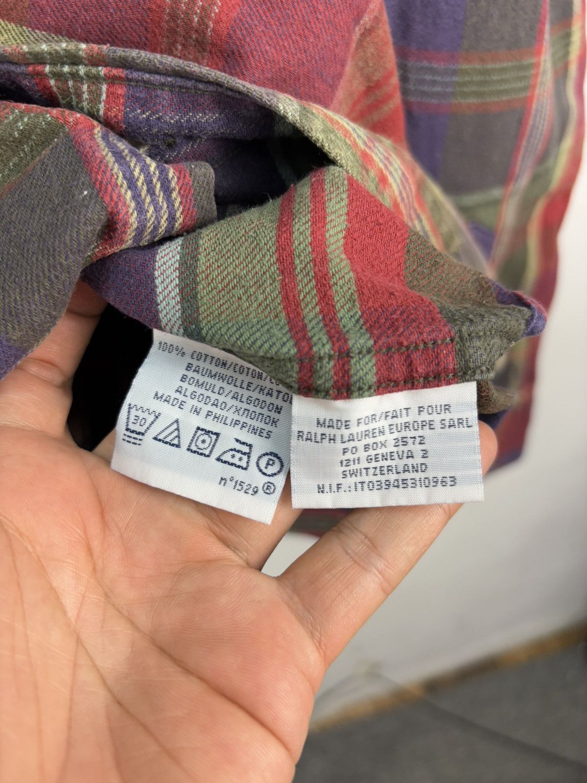 Polo Ralph Lauren Polo Ralph Lauren Flannel Shirt Button Up Long Sleeve Size US L / EU 52-54 / 3 - 3 Thumbnail