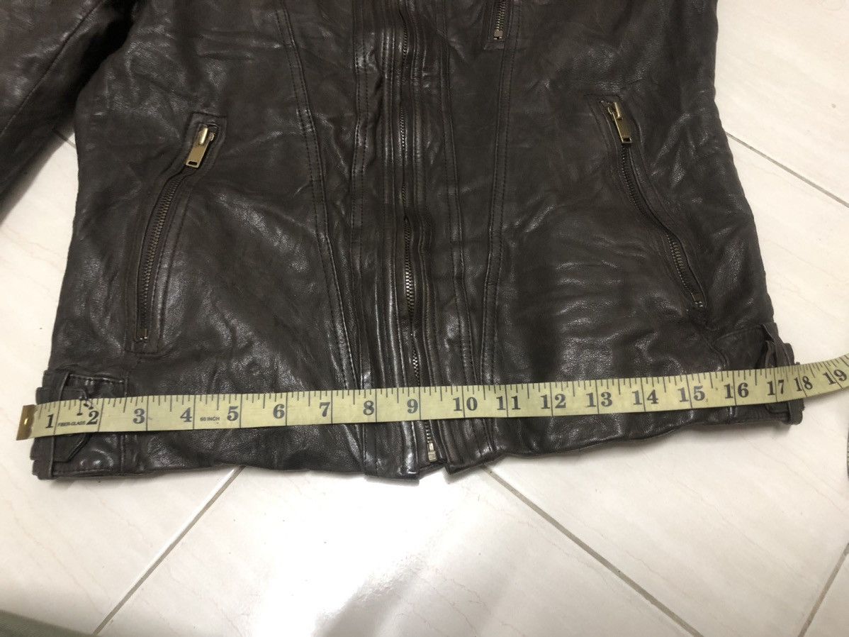 TIME HOMME Vtg leather jacket moto time homme Size US M / EU 48-50 / 2 - 10 Thumbnail