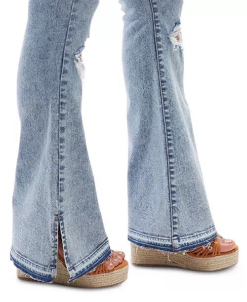Other Dollhouse Distressed Flare Jeans Size 30" / US 8 / IT 44 - 11 Thumbnail
