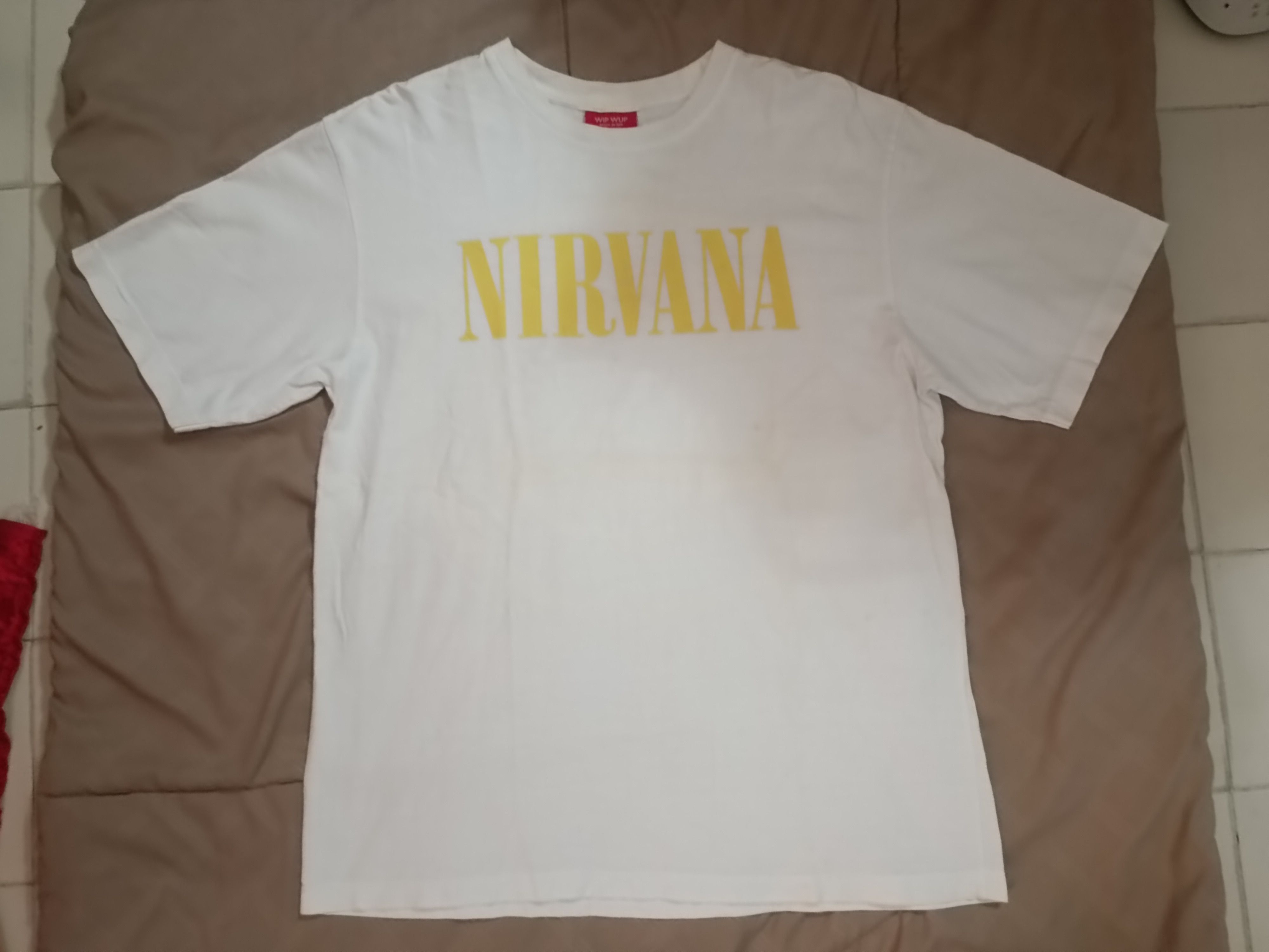 Band Tees ♦️Nirvana Smiley Big Logo T Shirt Size US L / EU 52-54 / 3 - 4 Thumbnail
