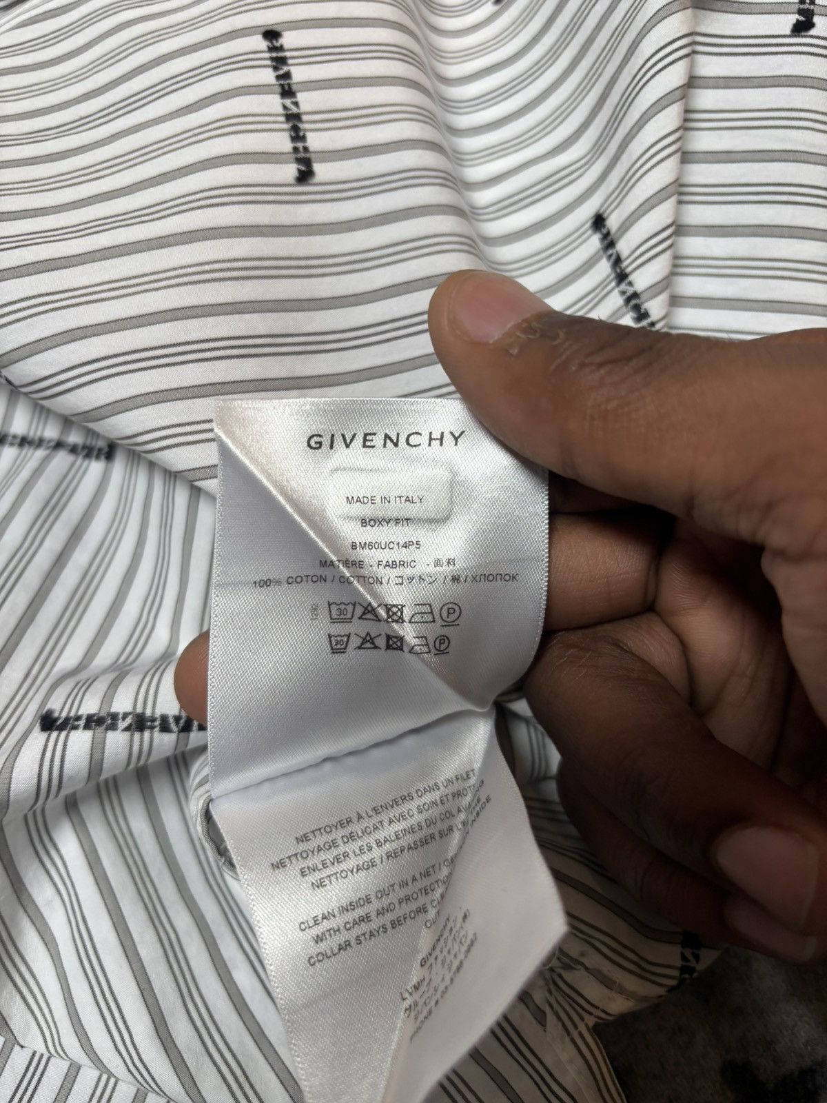 Givenchy Givenchy Monogram Zip Up Worker Top Size US XL / EU 56 / 4 - 5 Thumbnail