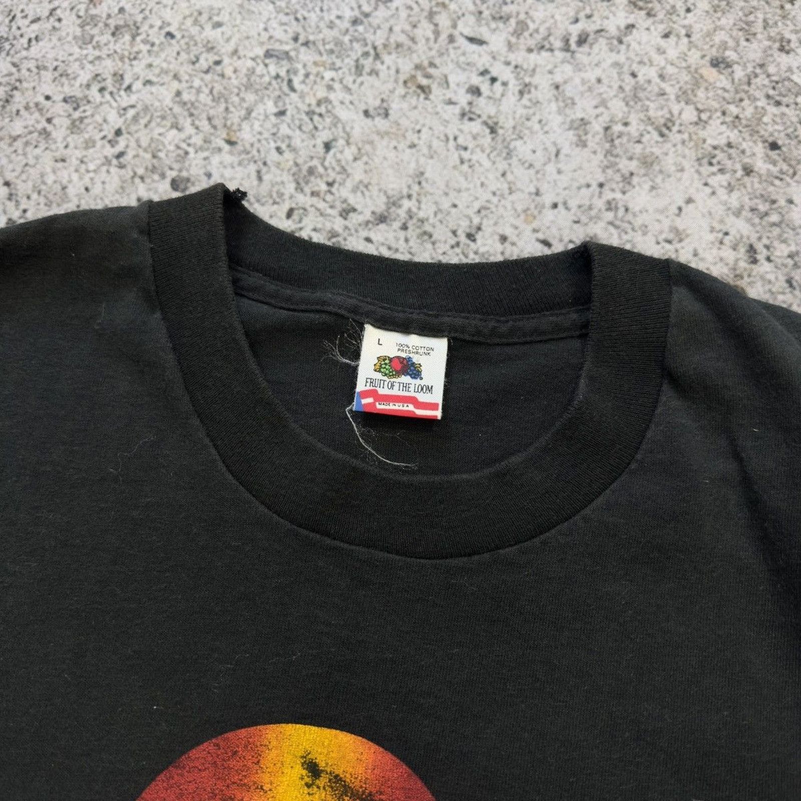 Vintage 90s Mustang Ranch Brothel Shirt Thrashed Faded ERD Grunge Size US L / EU 52-54 / 3 - 3 Thumbnail