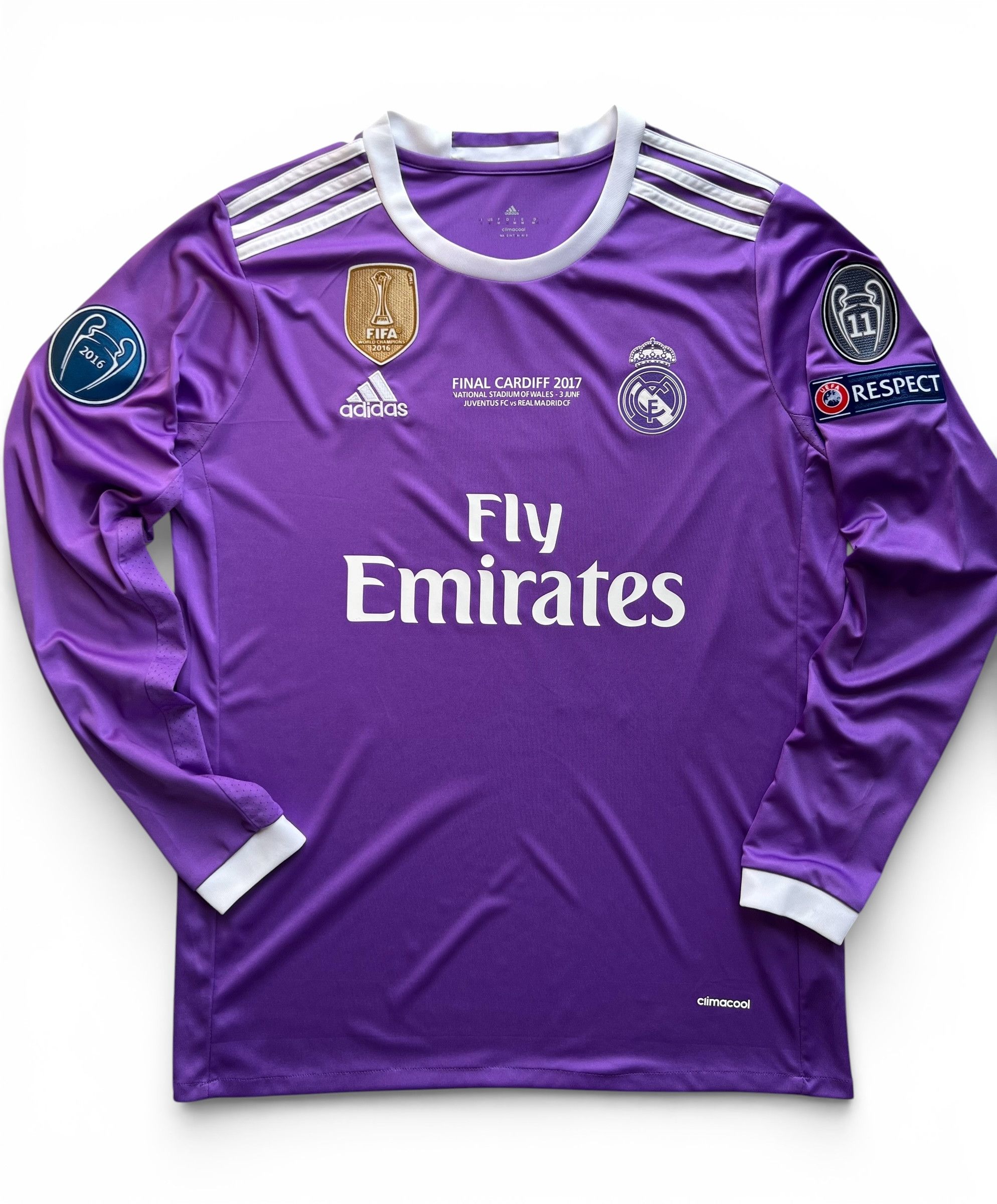 Adidas Real Madrid 2016/2017 Away Purple Ronaldo 7 A15159 Size US M / EU 48-50 / 2 - 2 Thumbnail