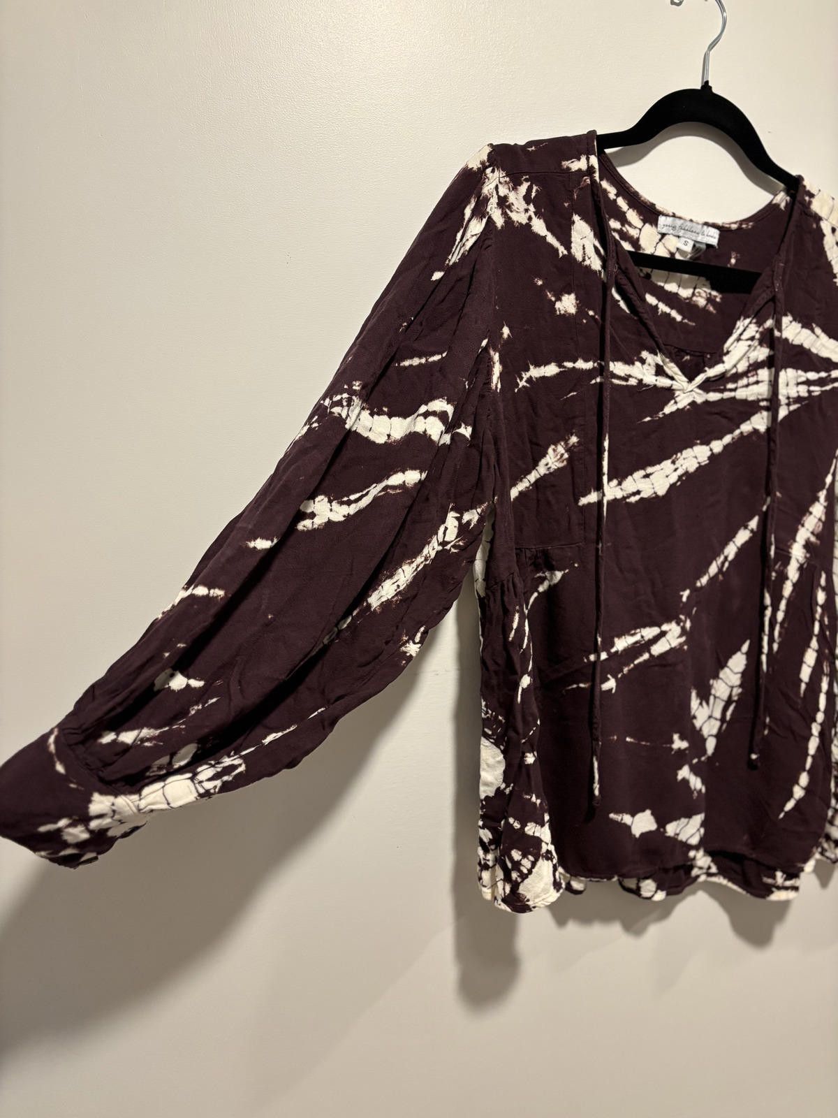 Other NEW Young Fabulous & Broke Tie-Dye Long Sleeve Blouse Size S / US 4 / IT 40 - 4 Thumbnail