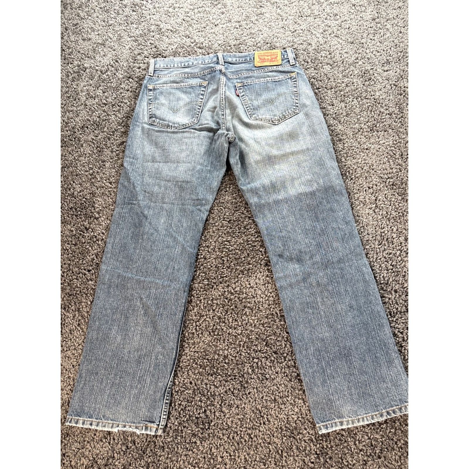 Levi's Levi's 559 Jeans Mens 34x32 Relaxed Straight Leg Denim Blue 90s Vintage Bohemian Western USA Modern Baggy Cotton Zipper Pocket 5-Pocket Design Size US 34 / EU 50 - 6 Thumbnail