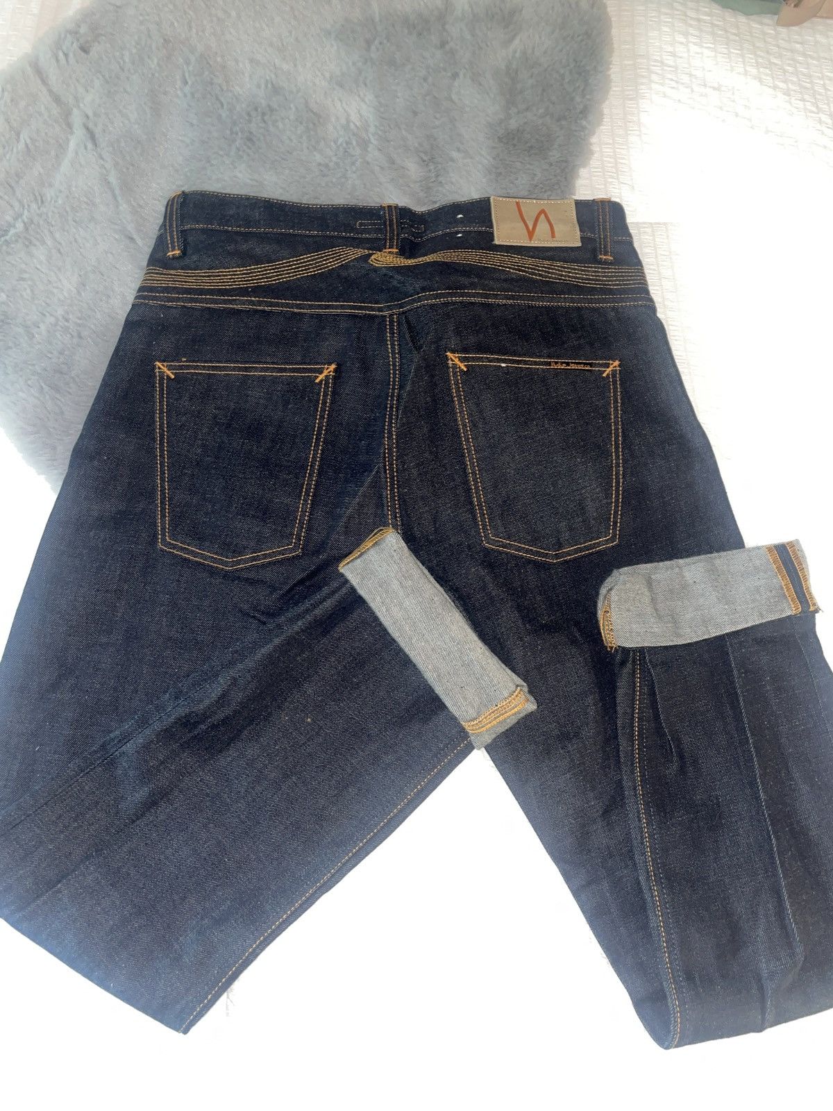 Nudie Jeans Limited edition Nudie jeans dry yoke embo size 32 Size US 32 / EU 48 - 4 Thumbnail