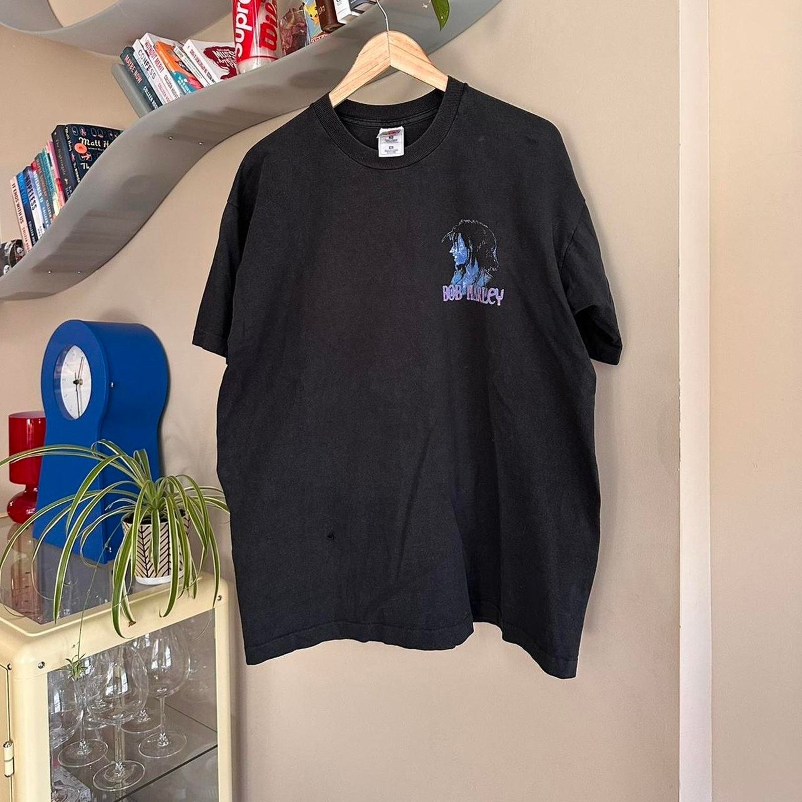 Fruit Of The Loom × Rap Tees × Vintage Vintage Bob Marley Reggae Rap Tee Shirt Size US XL / EU 56 / 4 - 3 Thumbnail