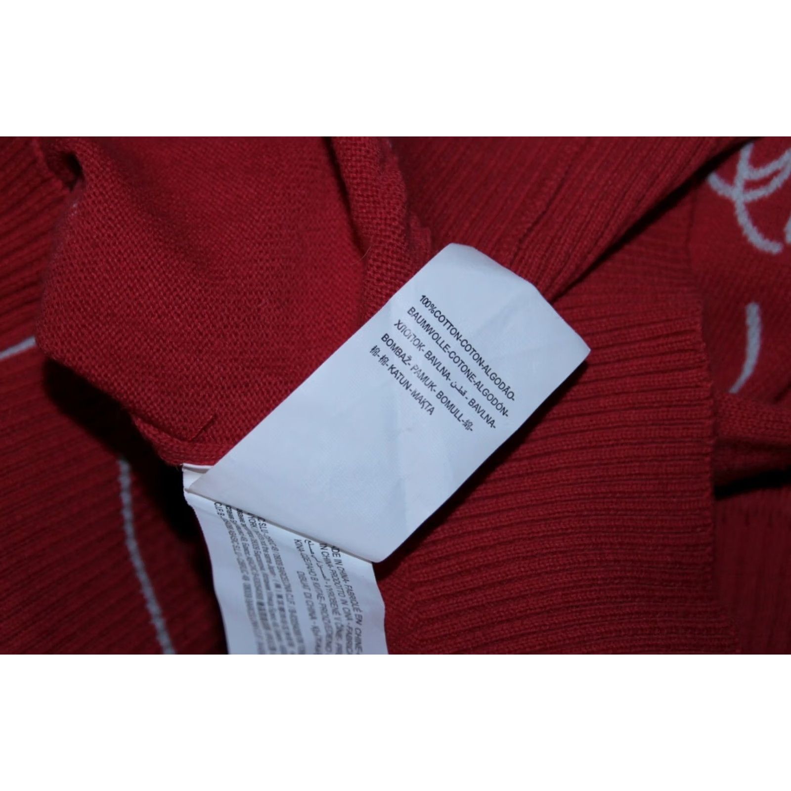 Desigual Desigual womens red cotton jumper pullover Size XL Size XL / US 12-14 / IT 48-50 - 7 Thumbnail