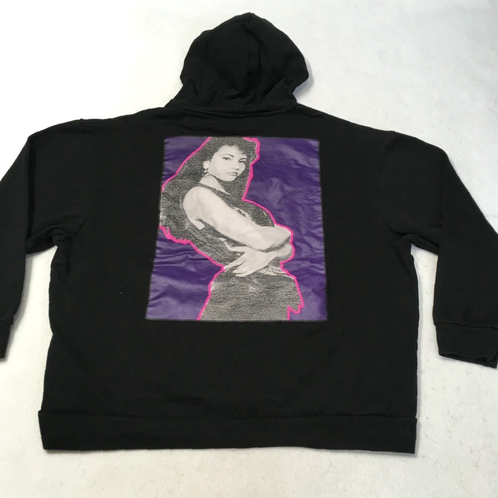 Doublet Selena Official Black Hoodie XL Pullover Women Logo Music Shirt Pullover XS? Size XL / US 12-14 / IT 48-50 - 2 Thumbnail