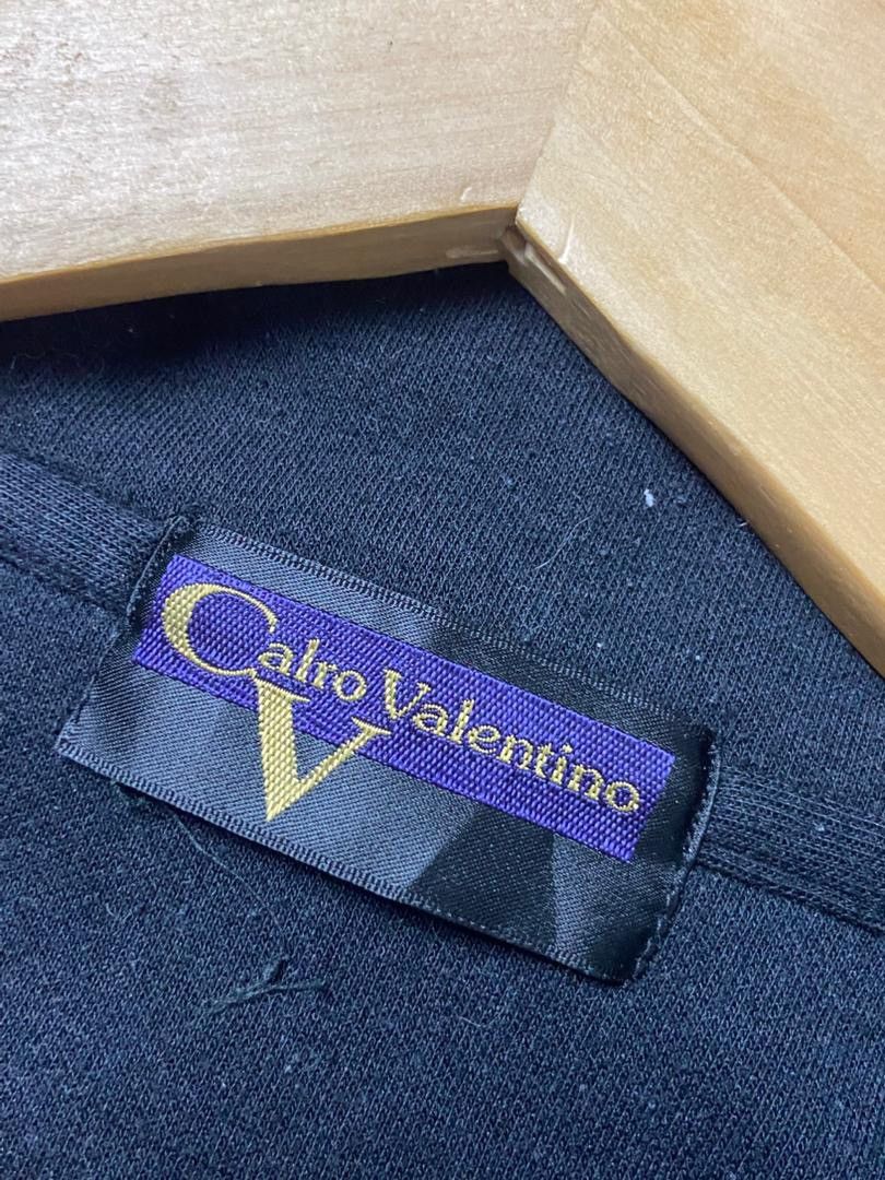 Japanese Brand Calro Valentino Club Collection Quarter Zip Sweatshirt (198) Size US S / EU 44-46 / 1 - 3 Thumbnail