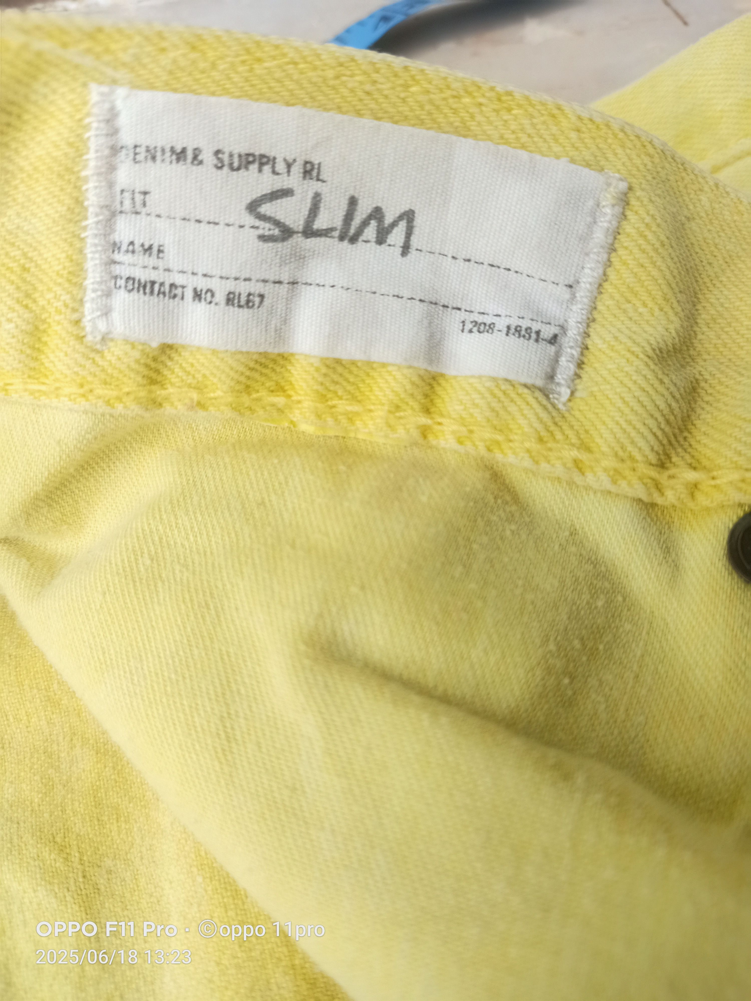Polo Ralph Lauren × RRL Ralph Lauren Polo Ralph Lauren Denim Surpply Slim Men Cotton Size US 32 / EU 48 - 17 Thumbnail