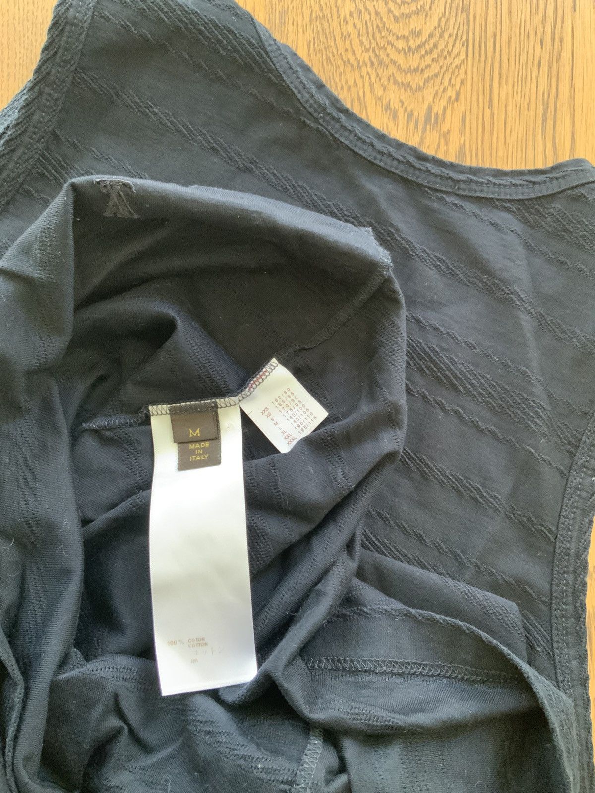 Louis Vuitton Navy cotton tank top Size US S / EU 44-46 / 1 - 5 Thumbnail