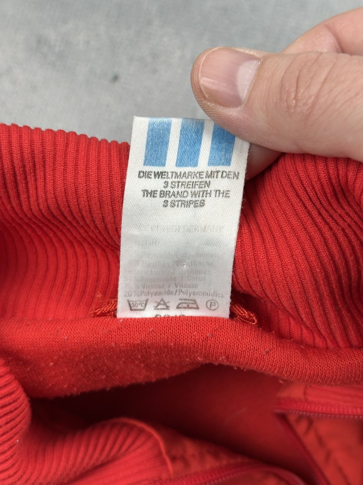 Adidas Vintage Adidas West Germany Rare Track Jacket Red White 80s Size US L / EU 52-54 / 3 - 20 Thumbnail