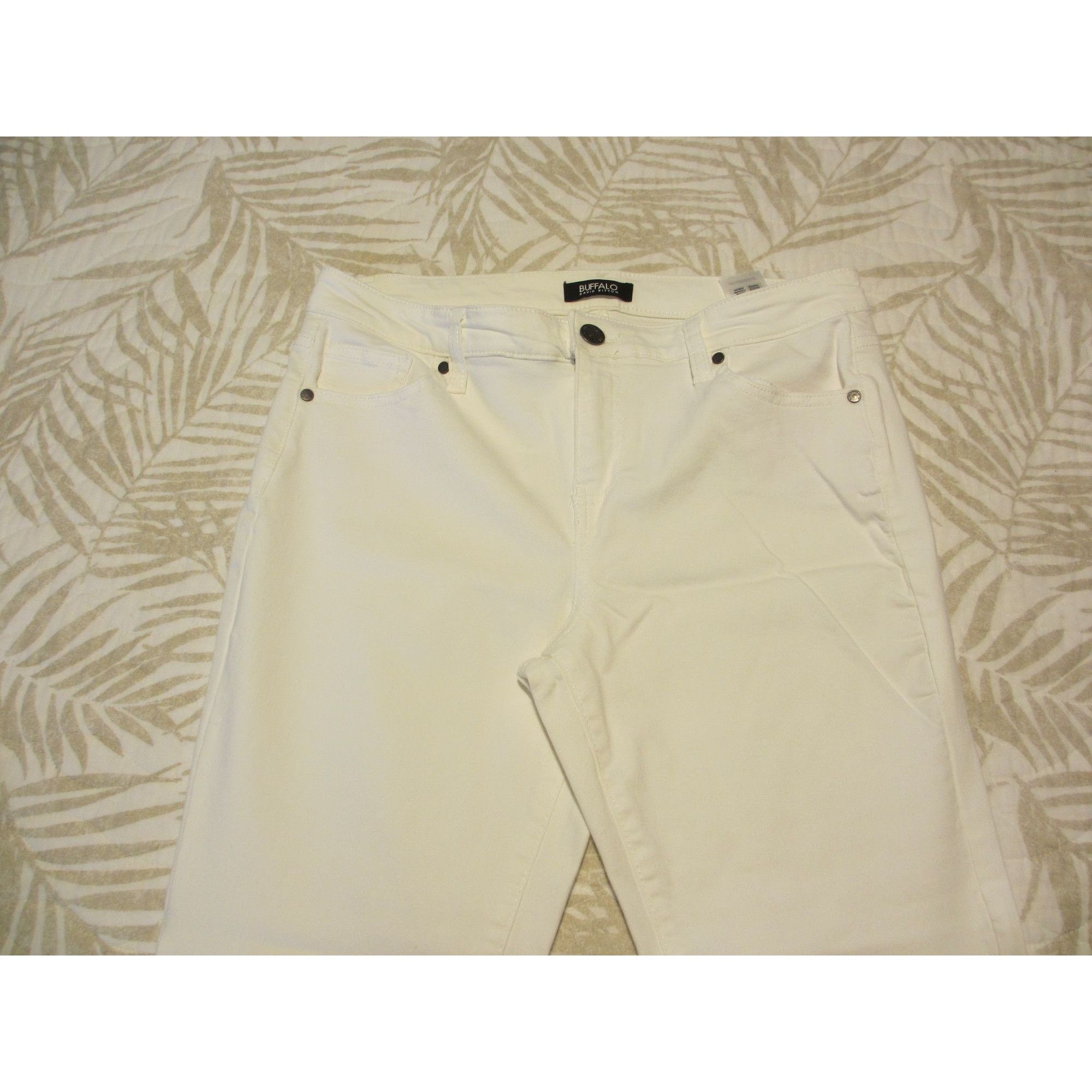 Other BUFFALO BY DAVID BRITTON AUBREY WHITE MID RISE STRETCH SUPER Size 34" / US 12 / IT 48 - 4 Thumbnail