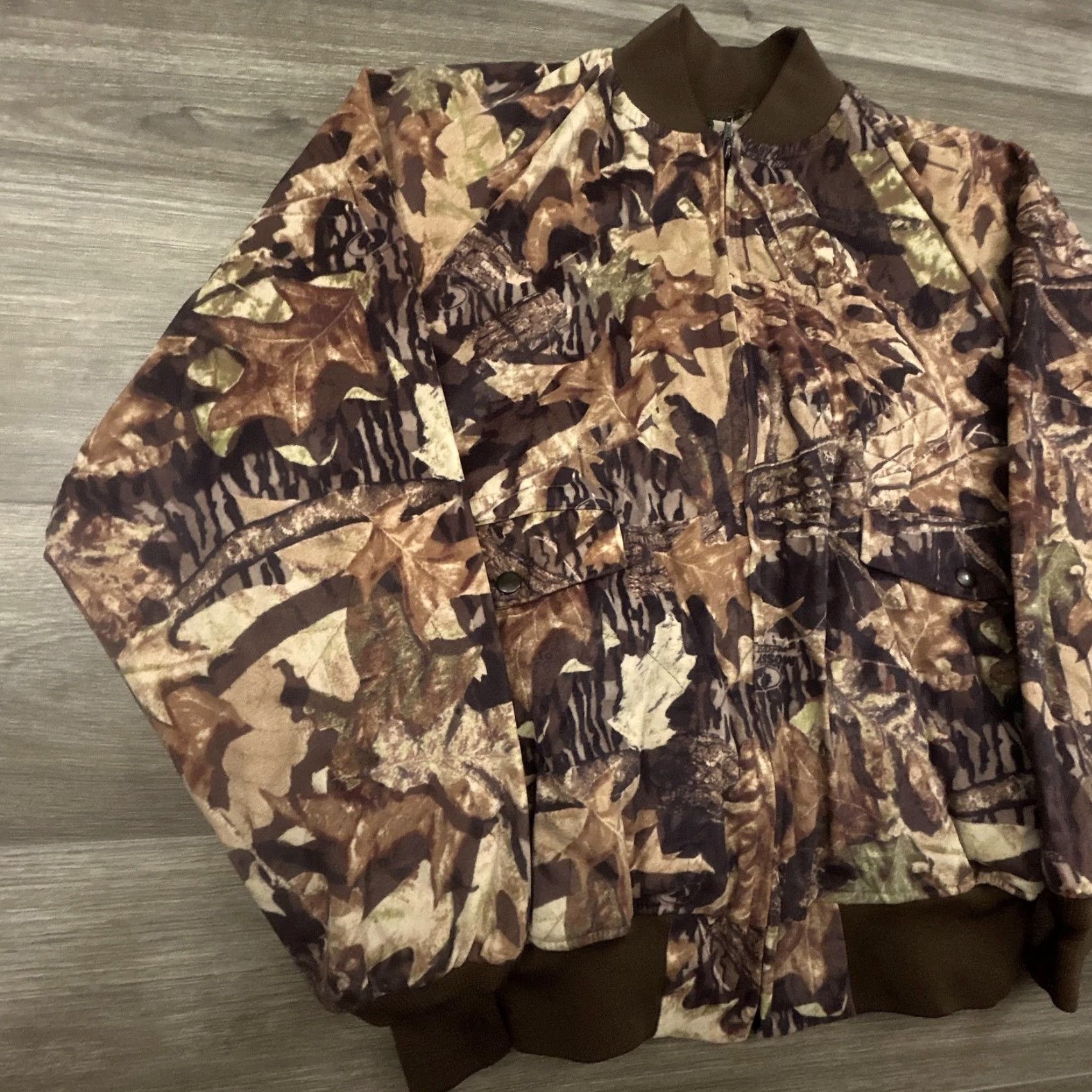Vintage VINTAGE Galyans Jacket Mens Large Camouflage Camo Hunting Bomber Zip Front 90s Size US L / EU 52-54 / 3 - 3 Thumbnail