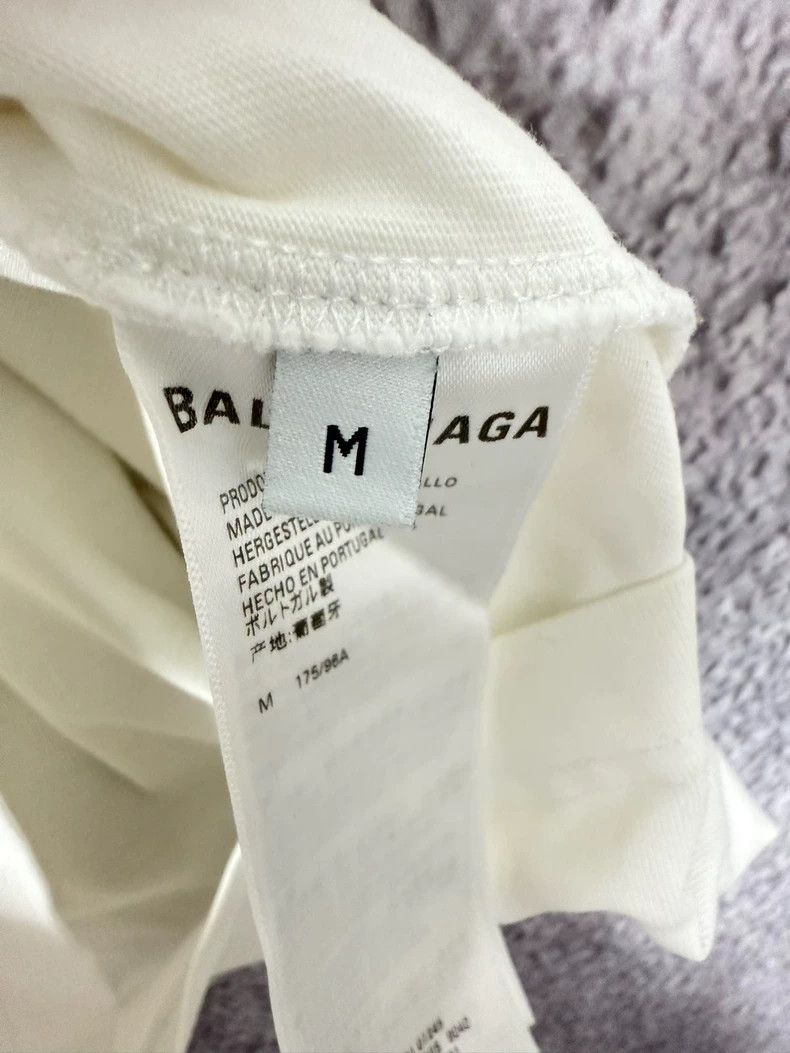 Balenciaga Balenciaga White tiger head embroidery short-sleeve Size US M / EU 48-50 / 2 - 6 Thumbnail