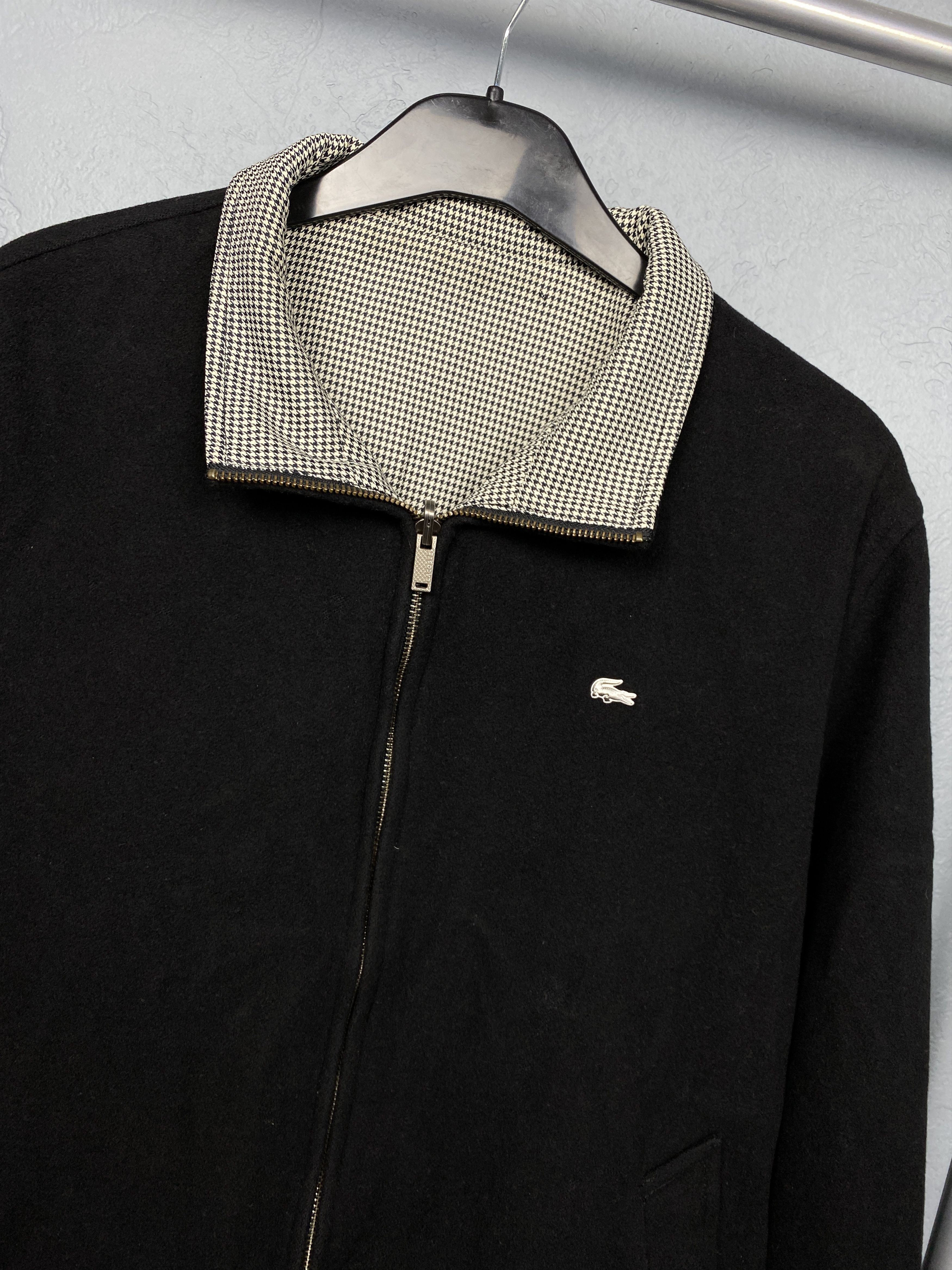Lacoste Lacoste Vintage Mens Reversible Wool Coat Jacket Size US L / EU 52-54 / 3 - 2 Thumbnail