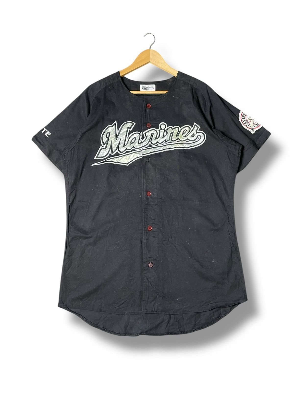 Vintage Chiba Lotte Baseball Cotton Jersey (65)
